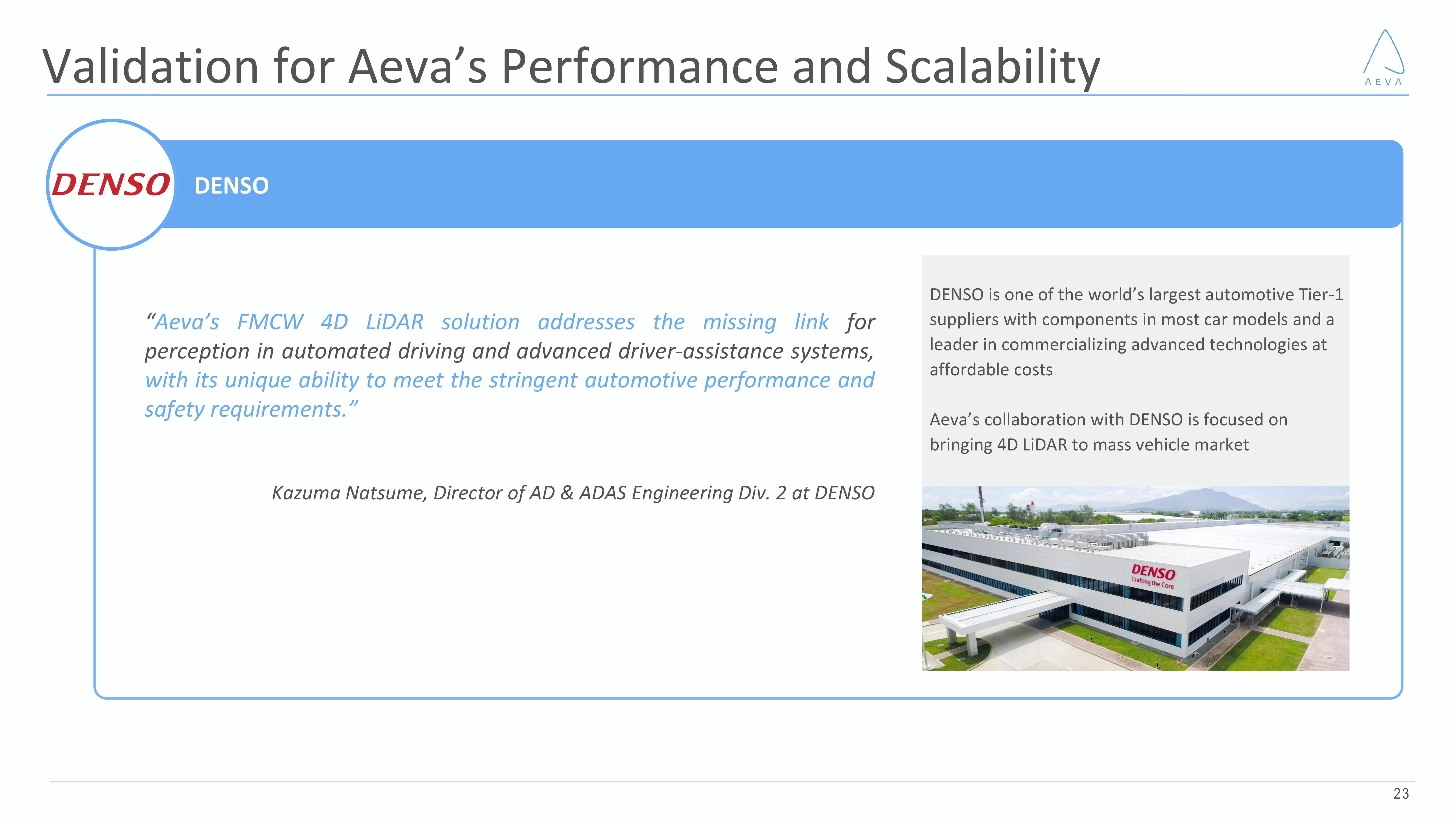 Aeva Results Presentation Deck slide image