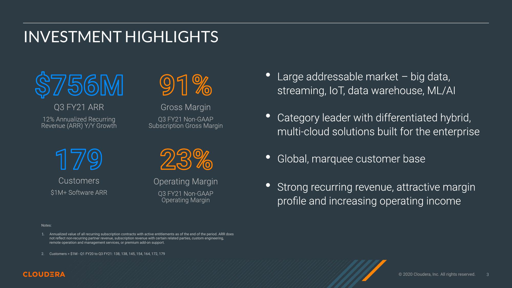 Cloudera Investor Presentation Deck slide image #3