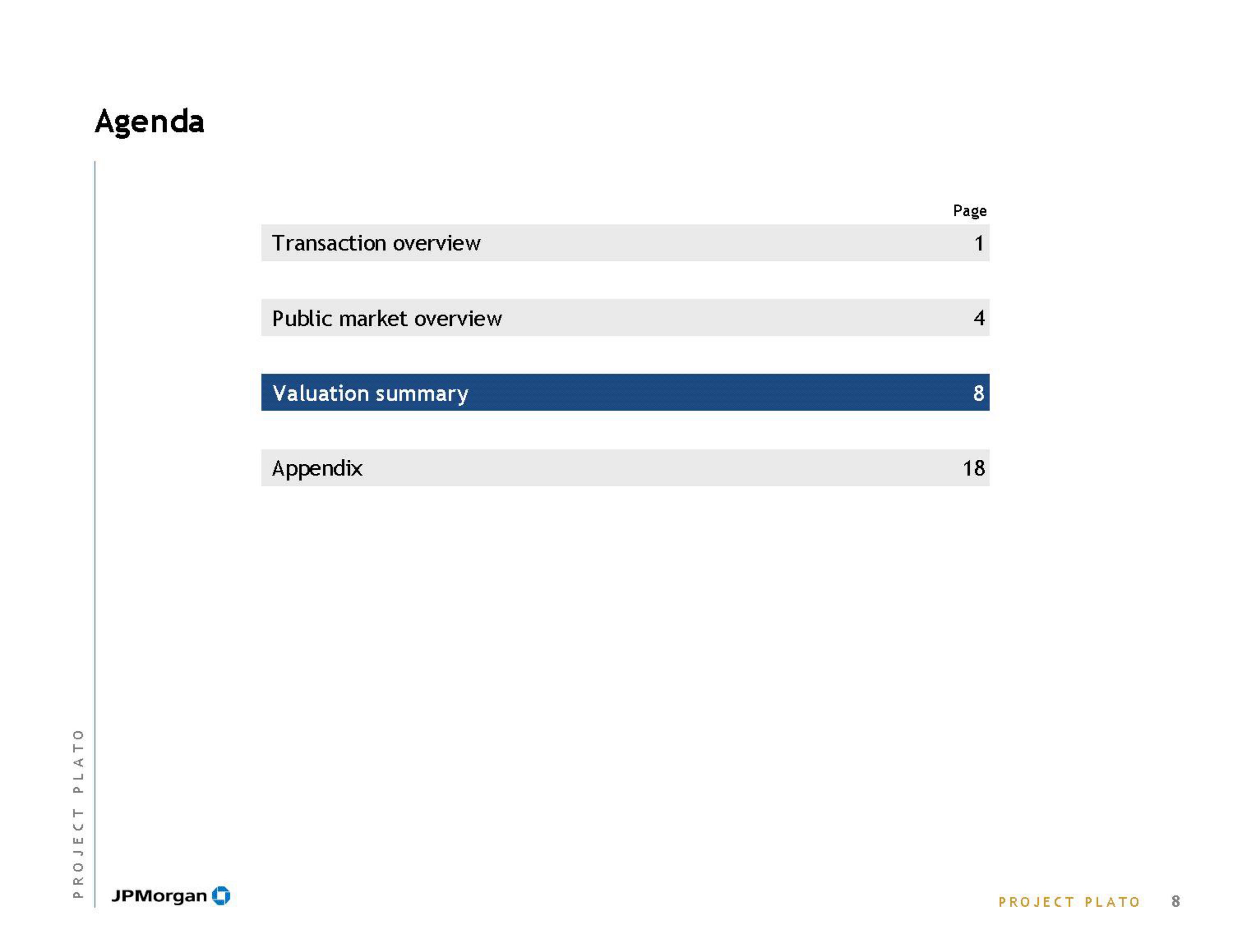 J.P.Morgan Investment Banking Pitch Book slide image #10