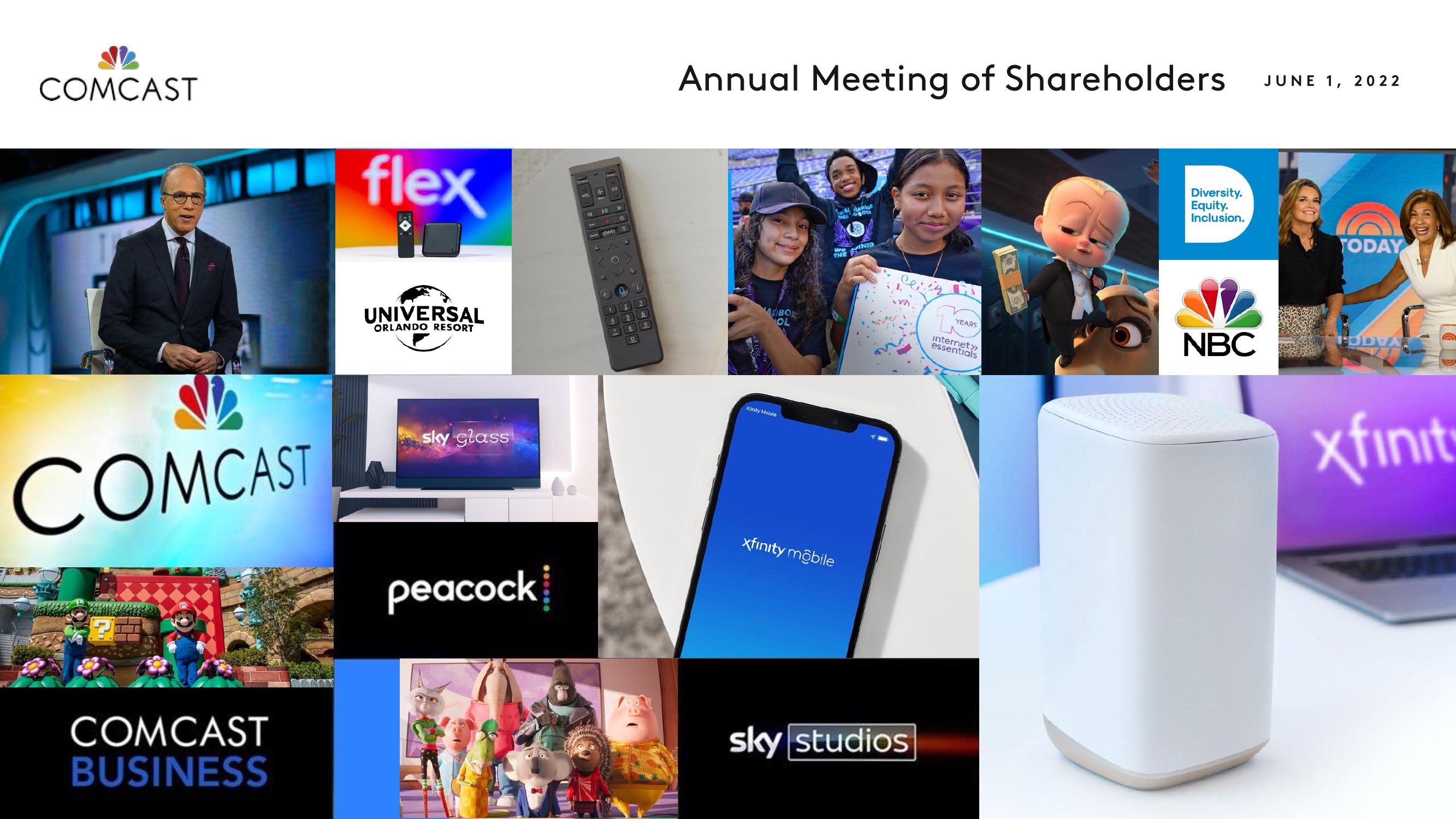 Comcast Shareholder Engagement Presentation Deck image