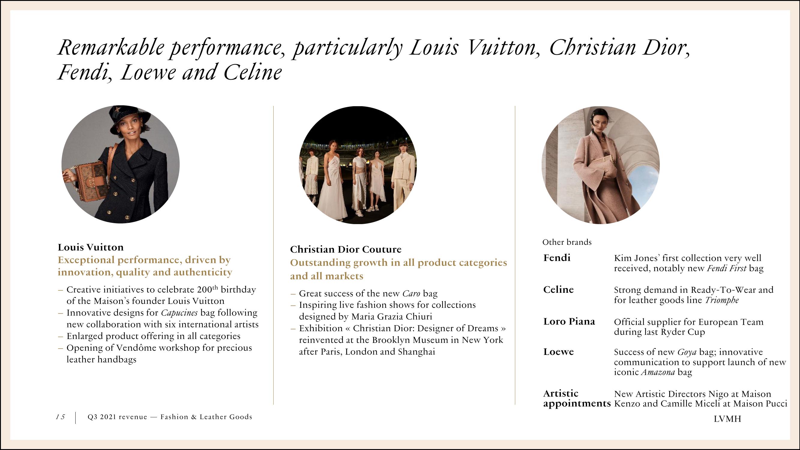 LVMH Results Presentation Deck slide image #15