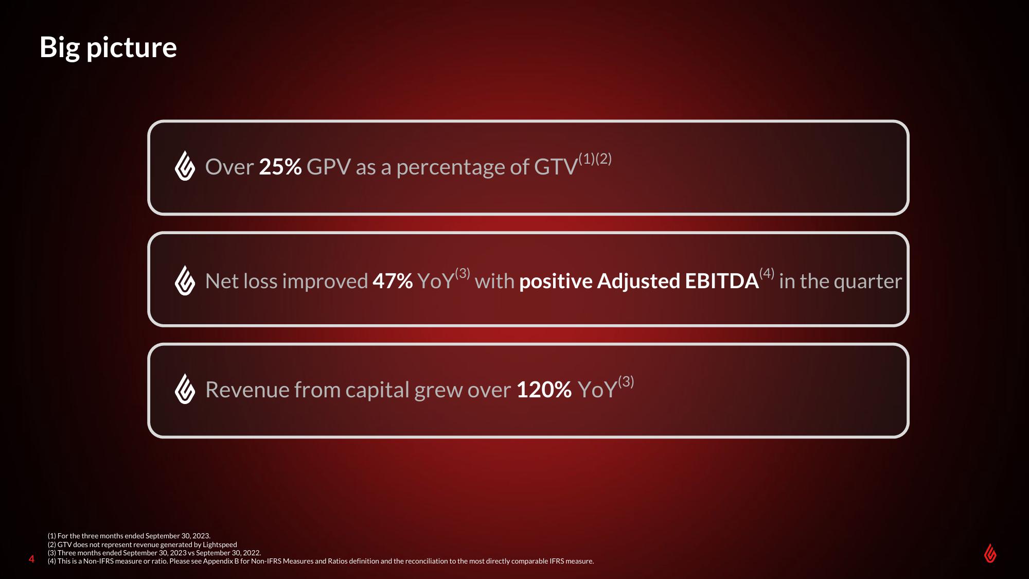 Lightspeed Results Presentation Deck slide image #4