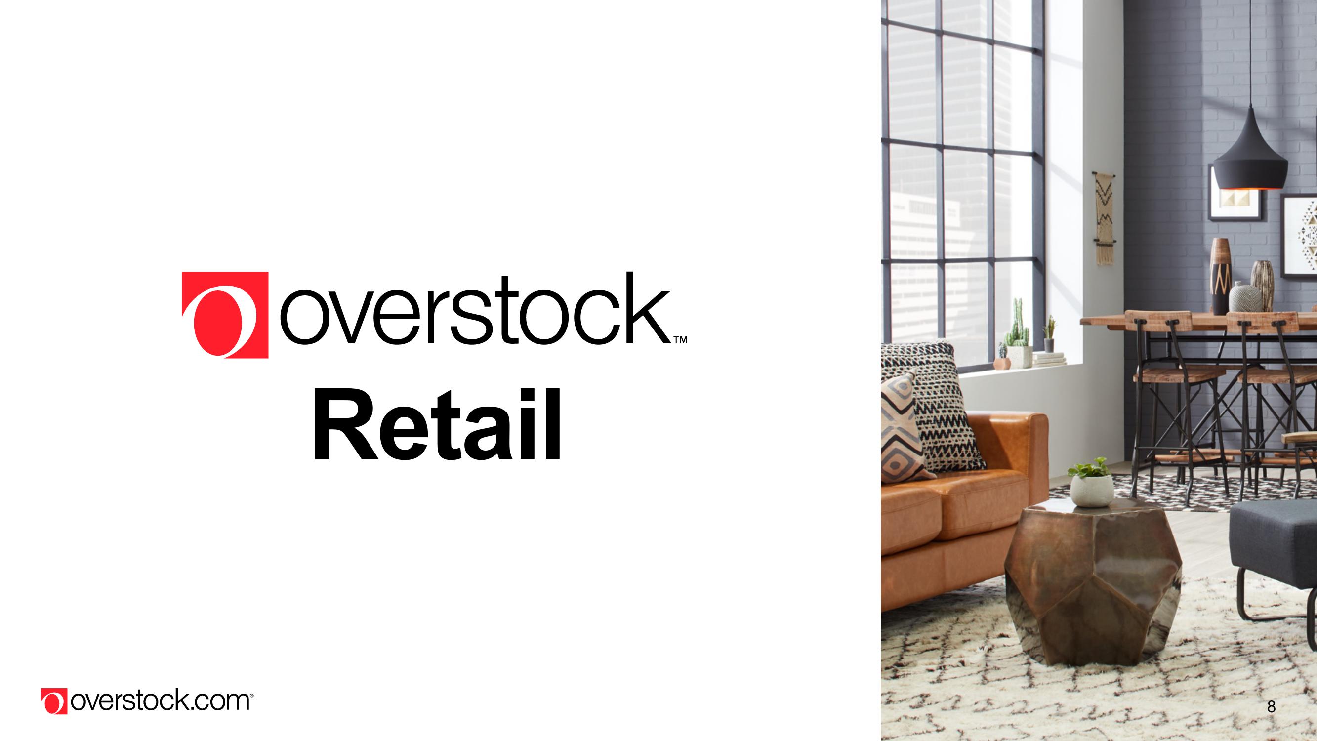 Overstock Results Presentation Deck slide image #8