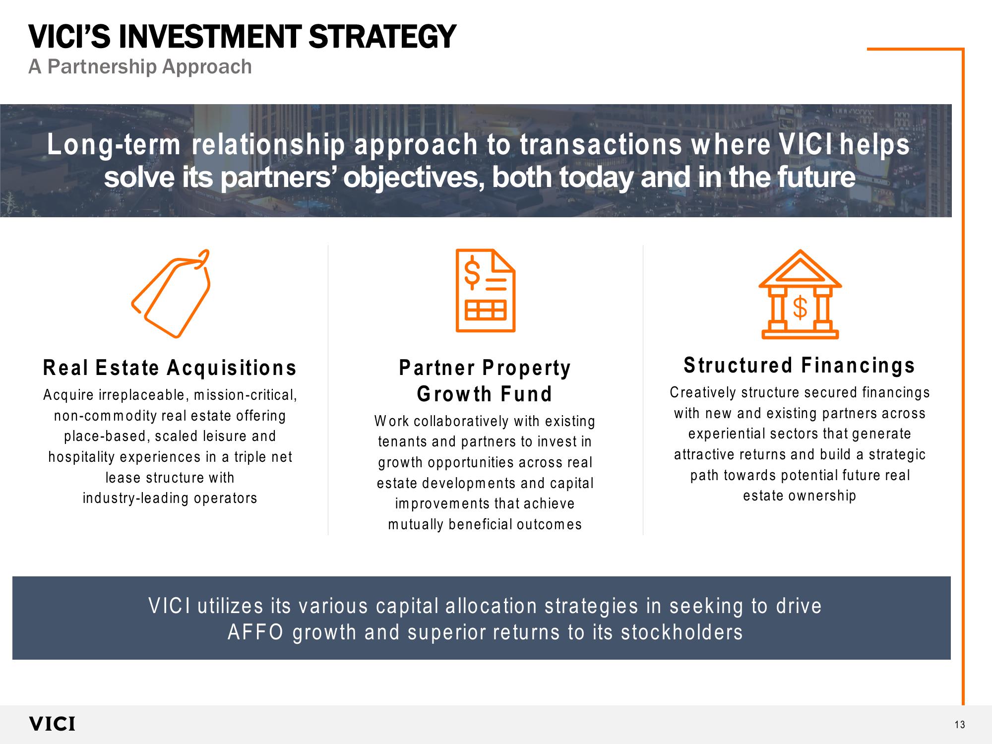 VICI Investor Presentation slide image #13