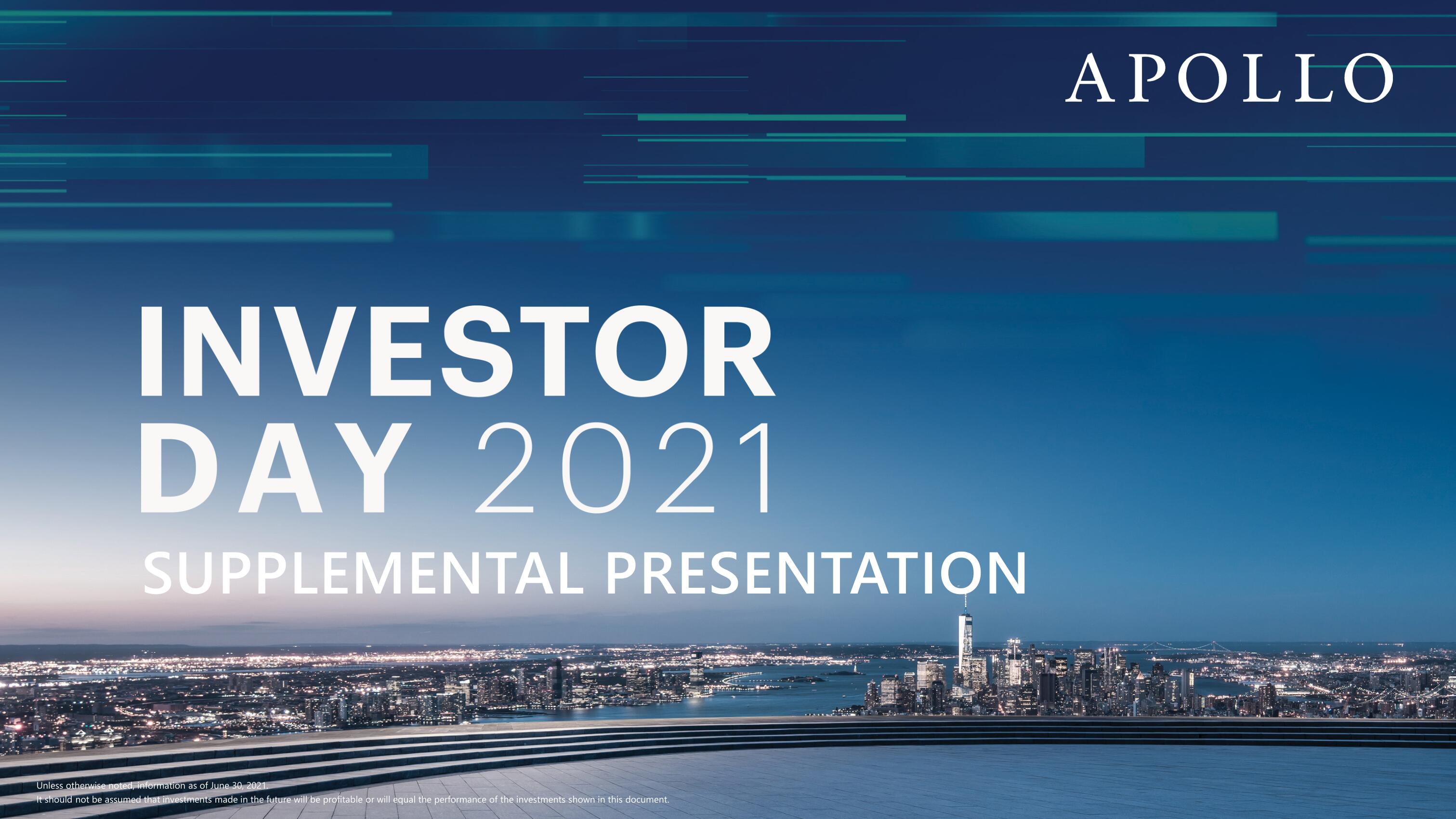 Apollo Global Management Investor Day Presentation Deck image