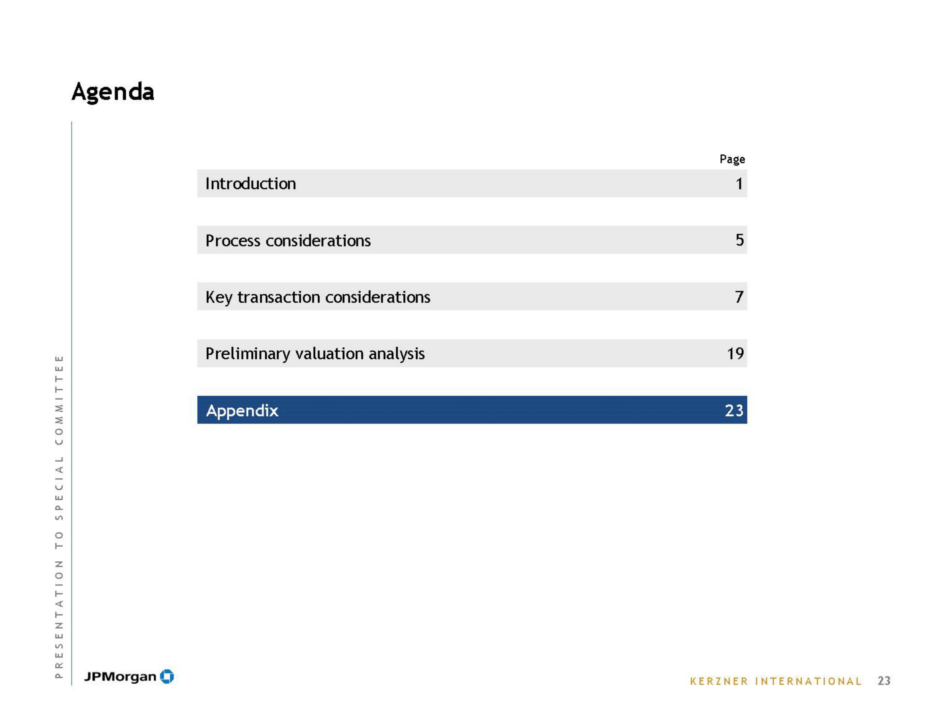 J.P.Morgan Investment Banking Pitch Book slide image #25