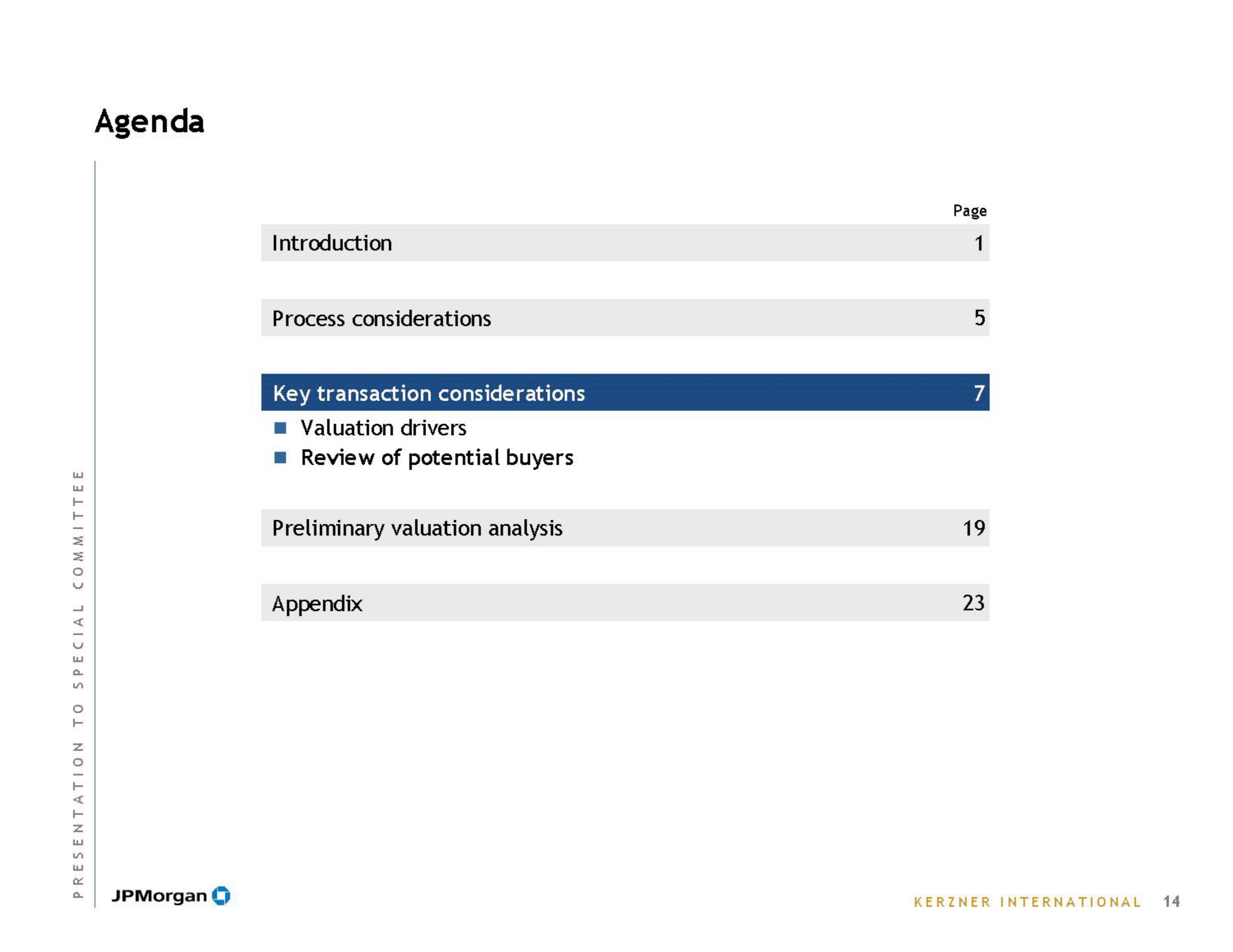 J.P.Morgan Investment Banking Pitch Book slide image #16