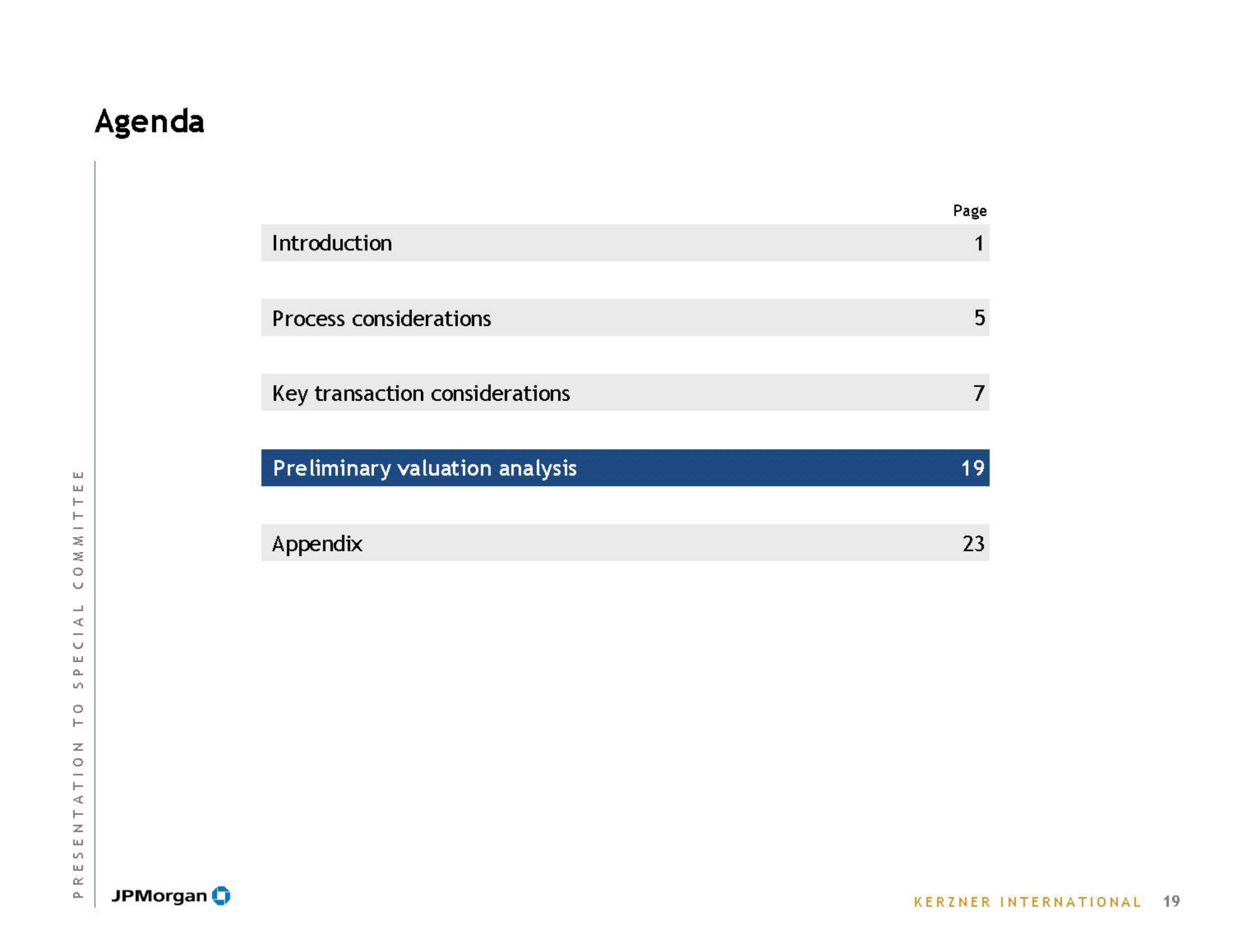 J.P.Morgan Investment Banking Pitch Book slide image #21