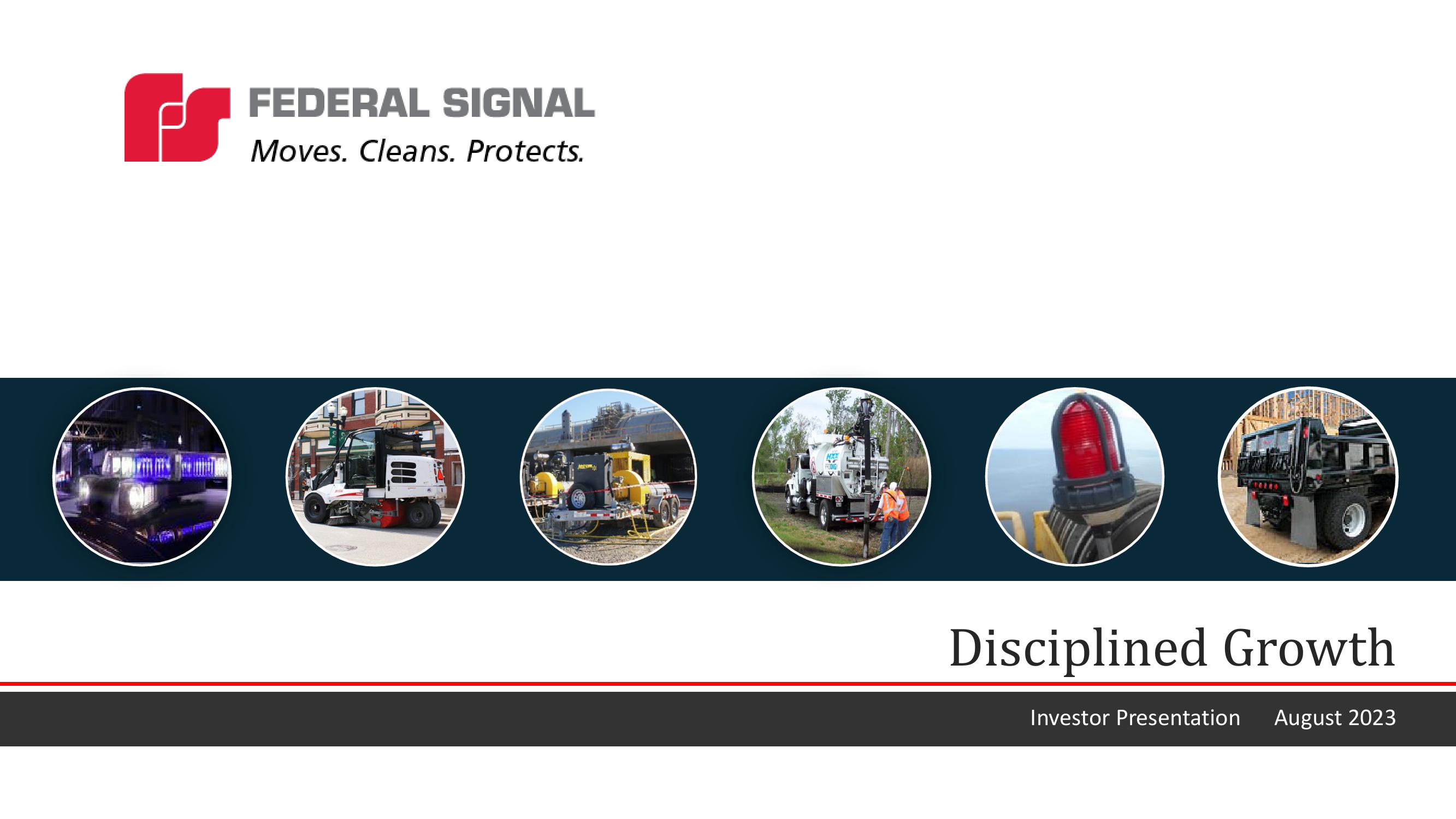 Federal Signal Investor Presentation Deck image