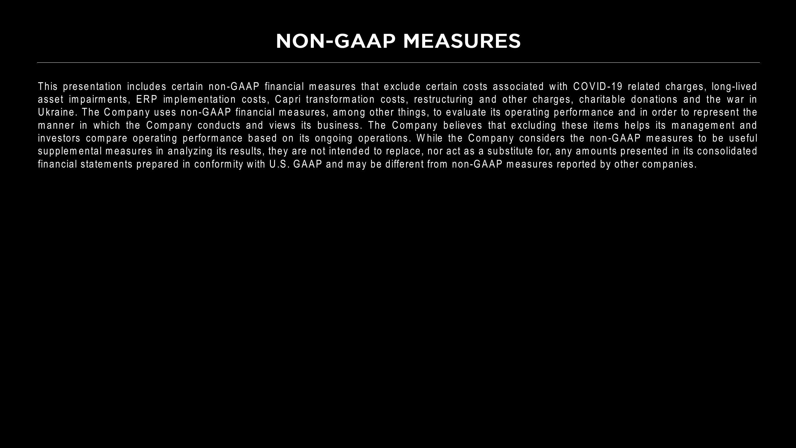 Capri Holdings Results Presentation Deck slide image #12