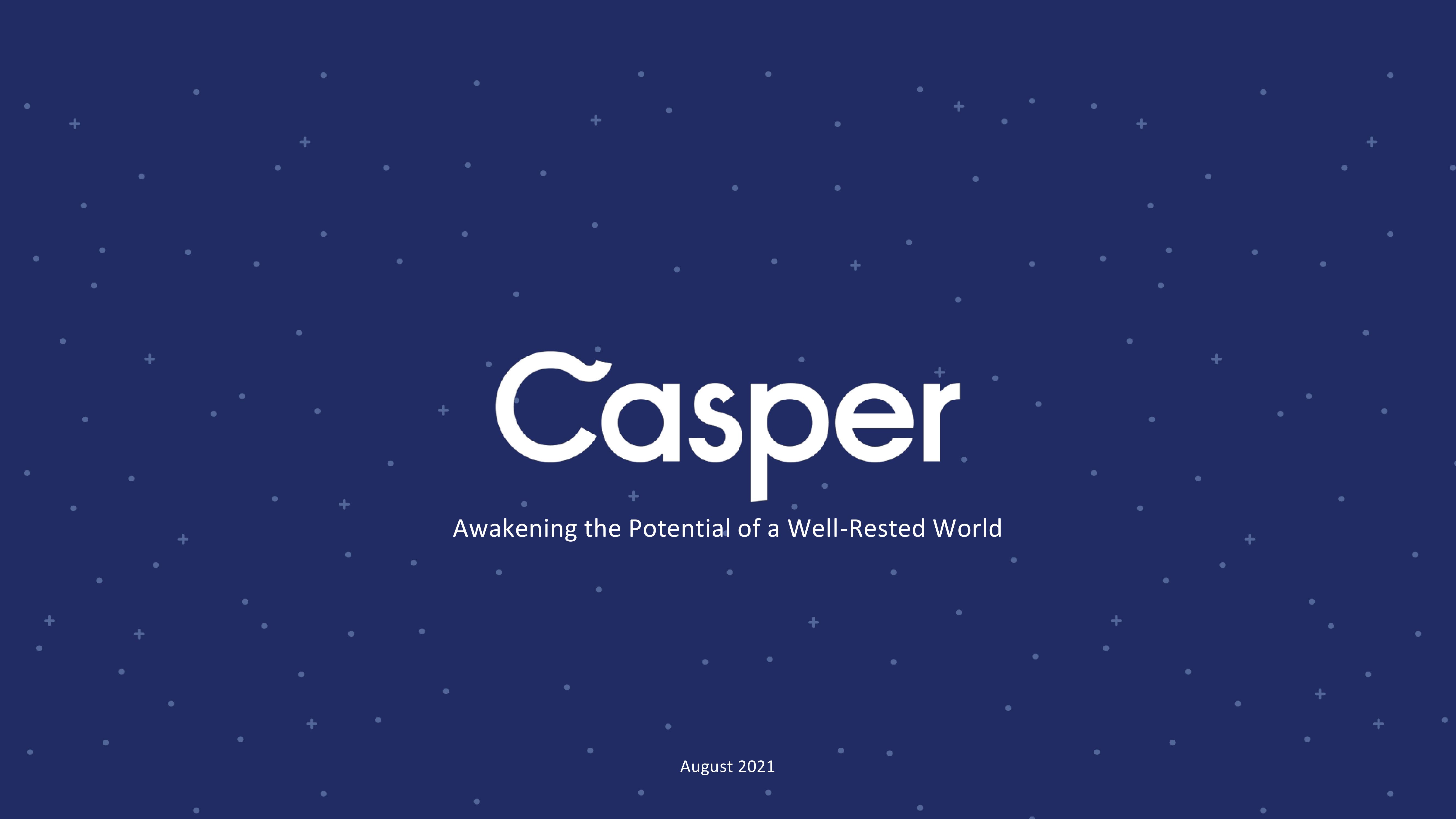 Casper Investor Presentation Deck image