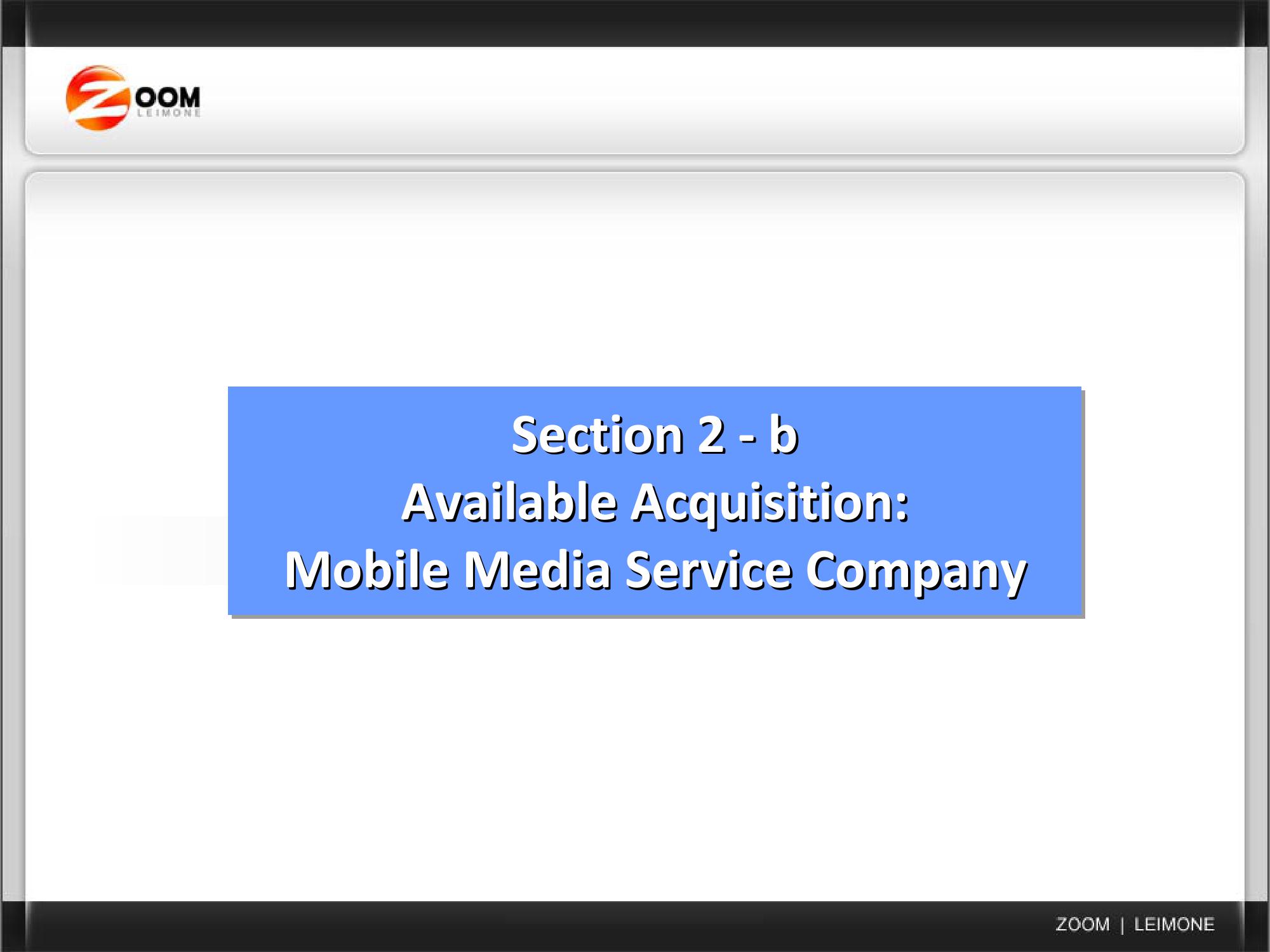 Current Business & Acquisition Strategy slide image #27