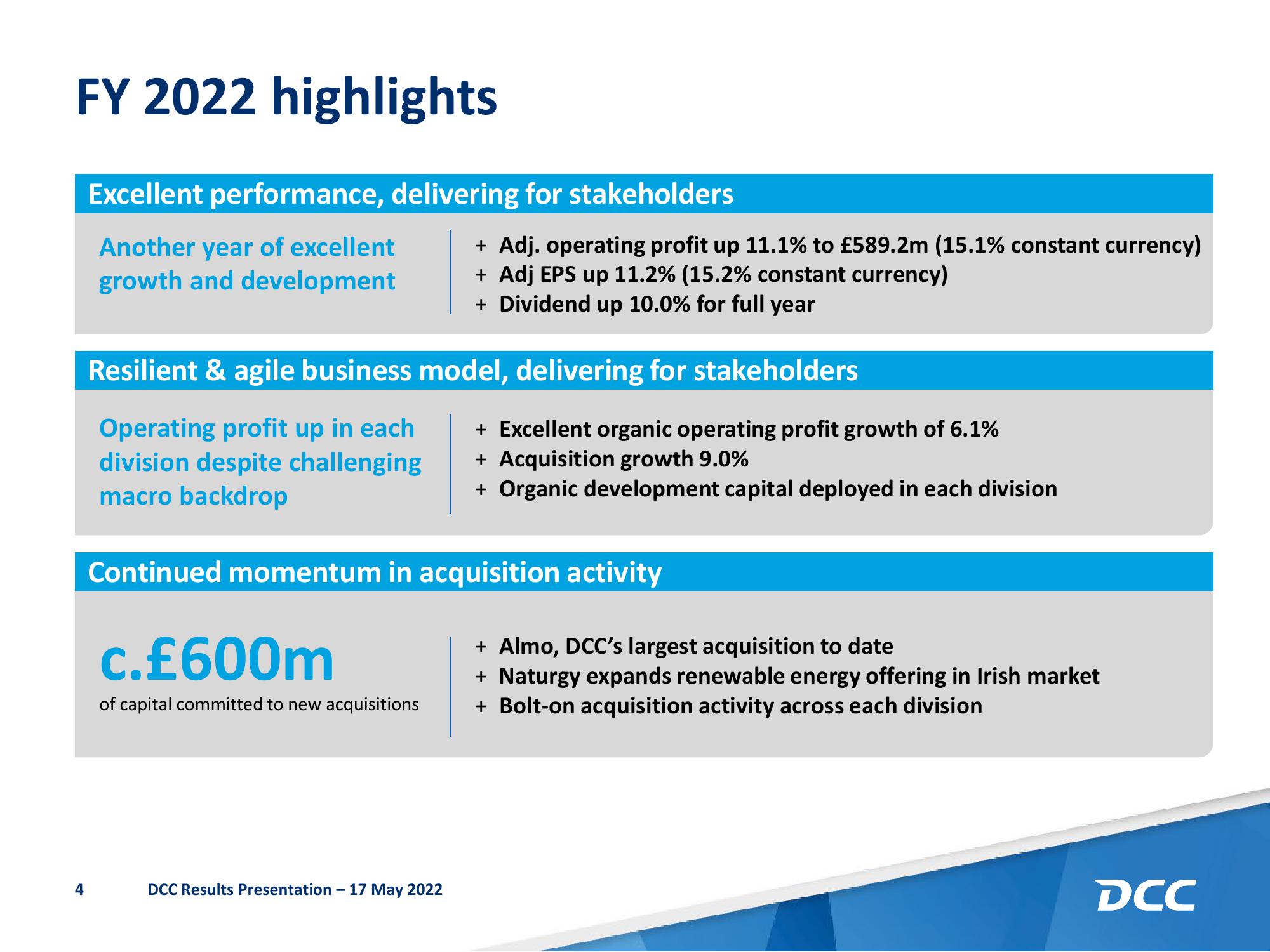 DCC Results Presentation Deck slide image #5