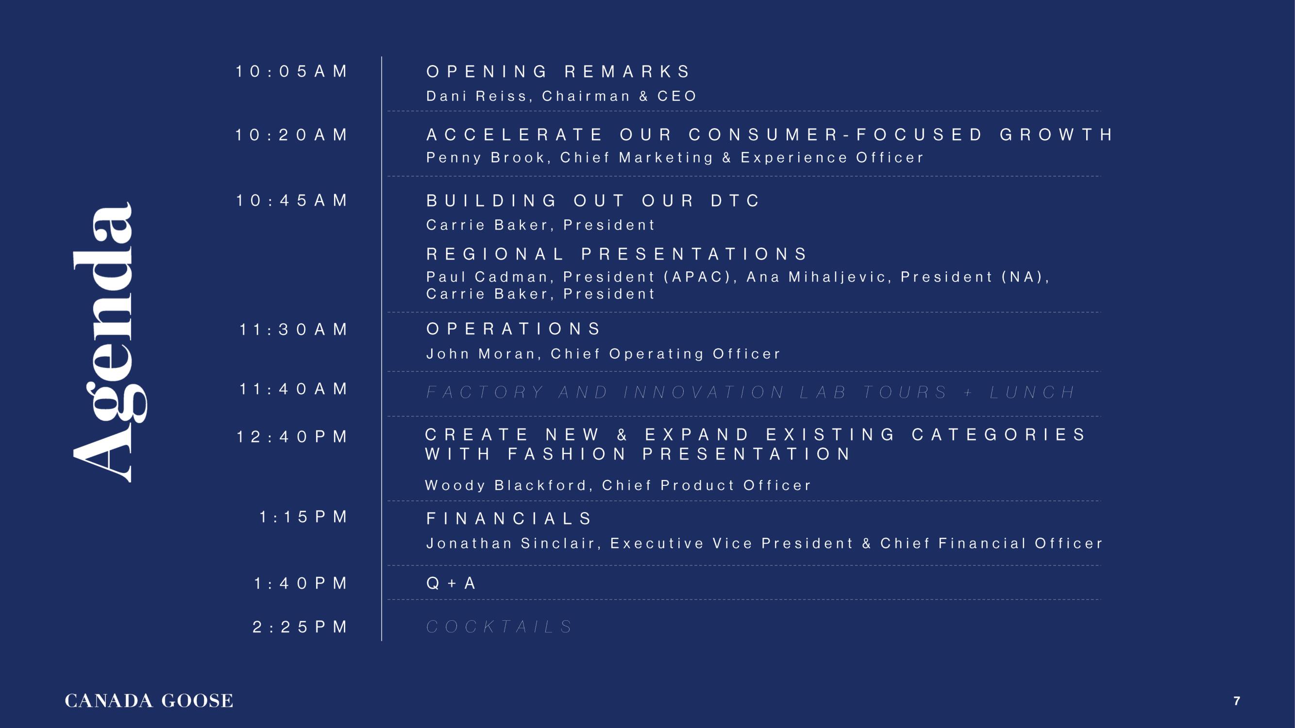 Canada Goose Investor Day Presentation Deck slide image #7