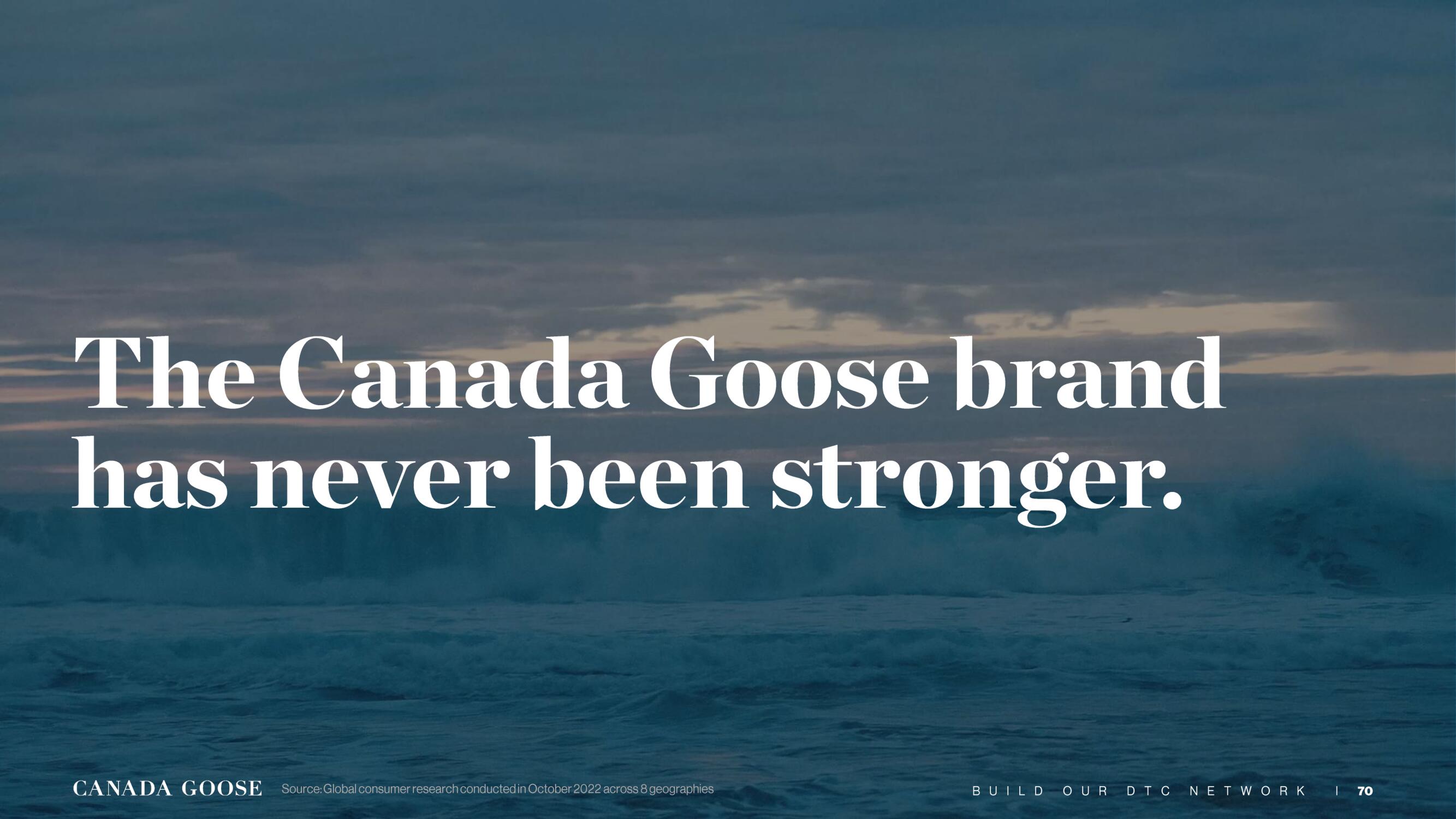 Canada Goose Investor Day Presentation Deck slide image #70