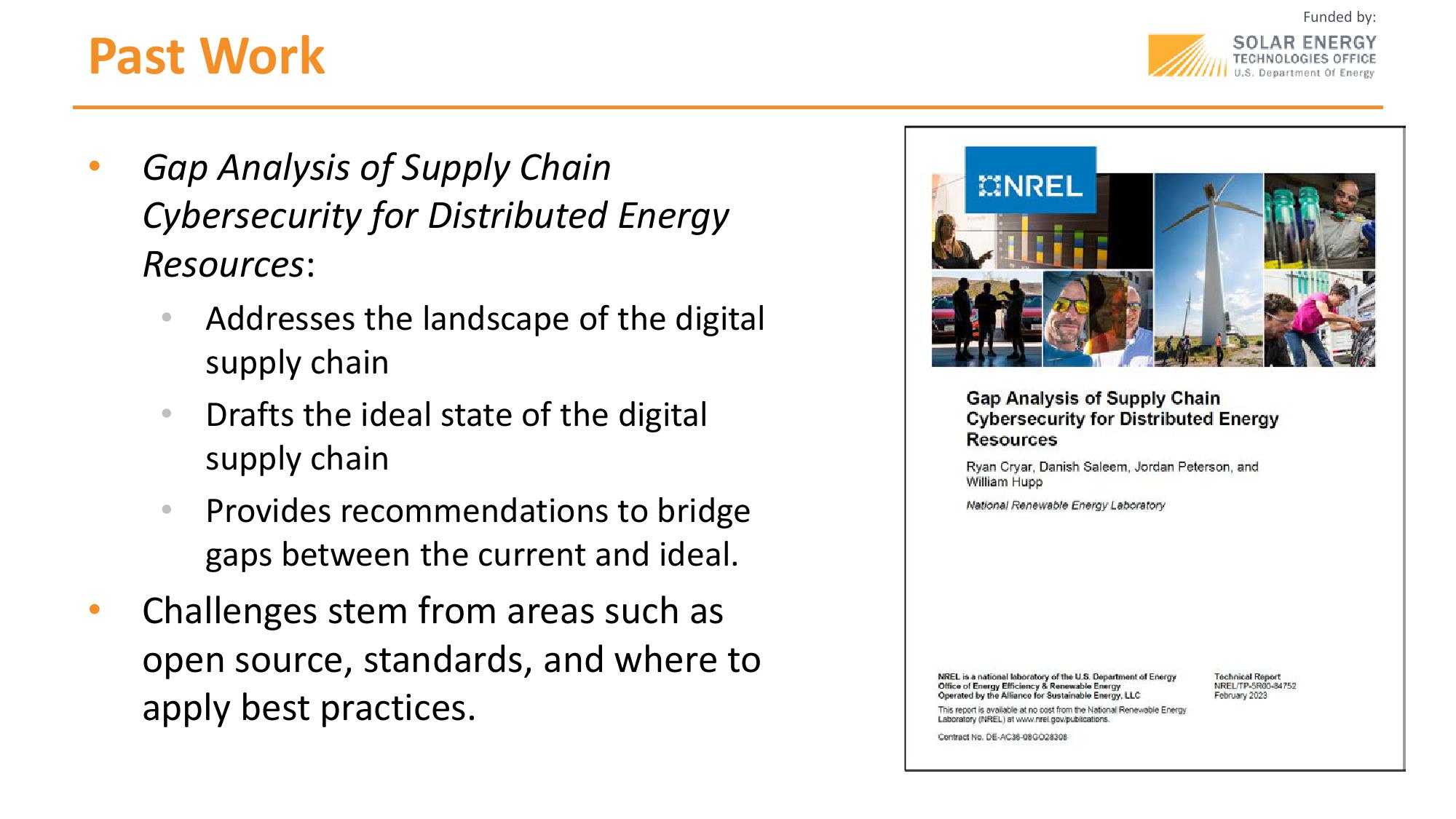 DER Digital Supply Chain Gap Analysis slide image #3