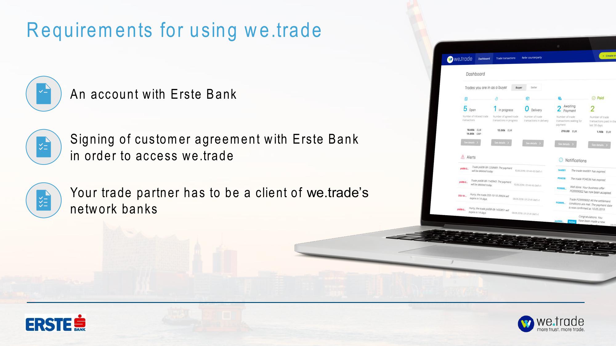 we.trade Investor Presentation Deck slide image #9