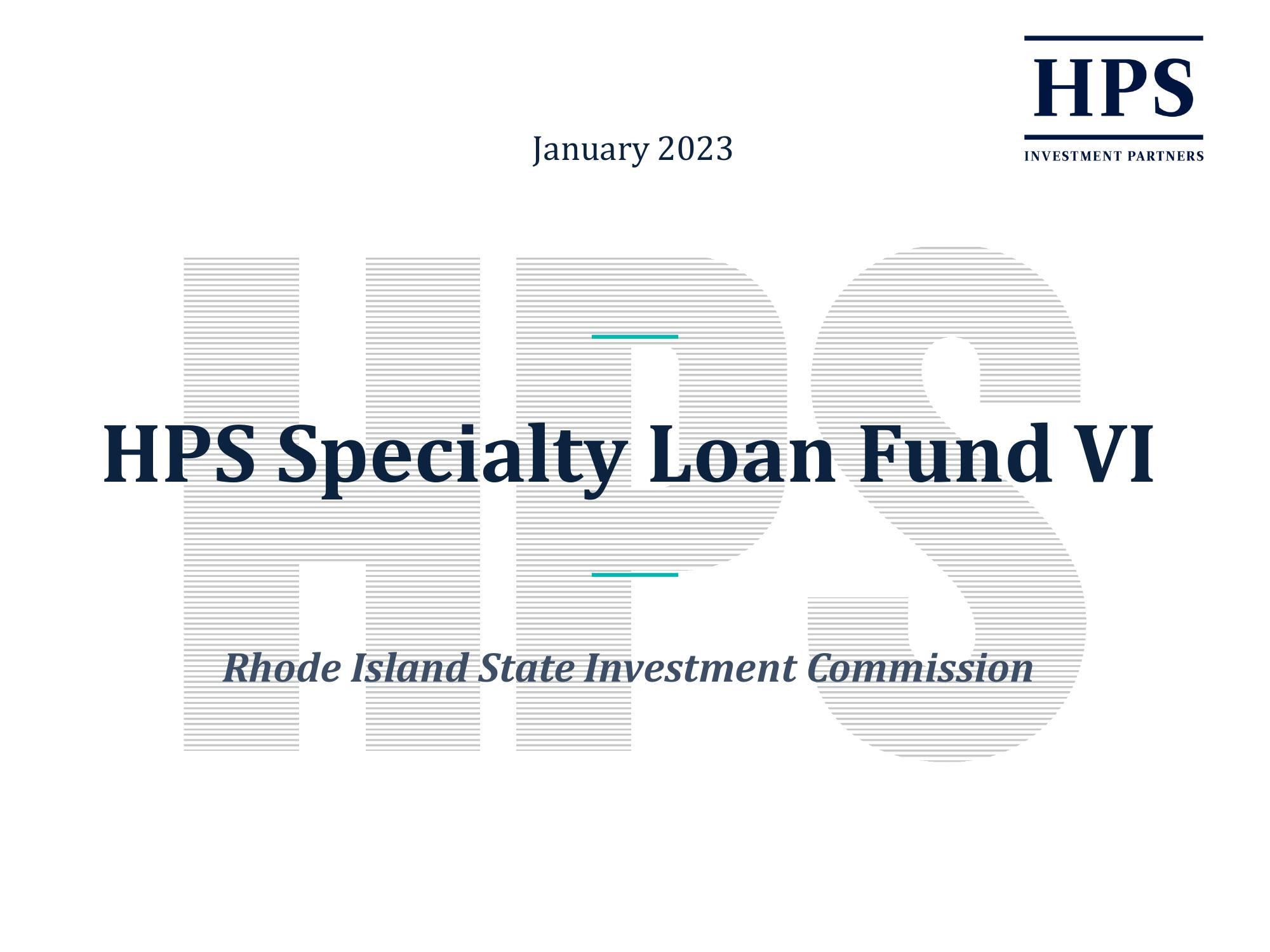 HPS Specialty Loan Fund VI image