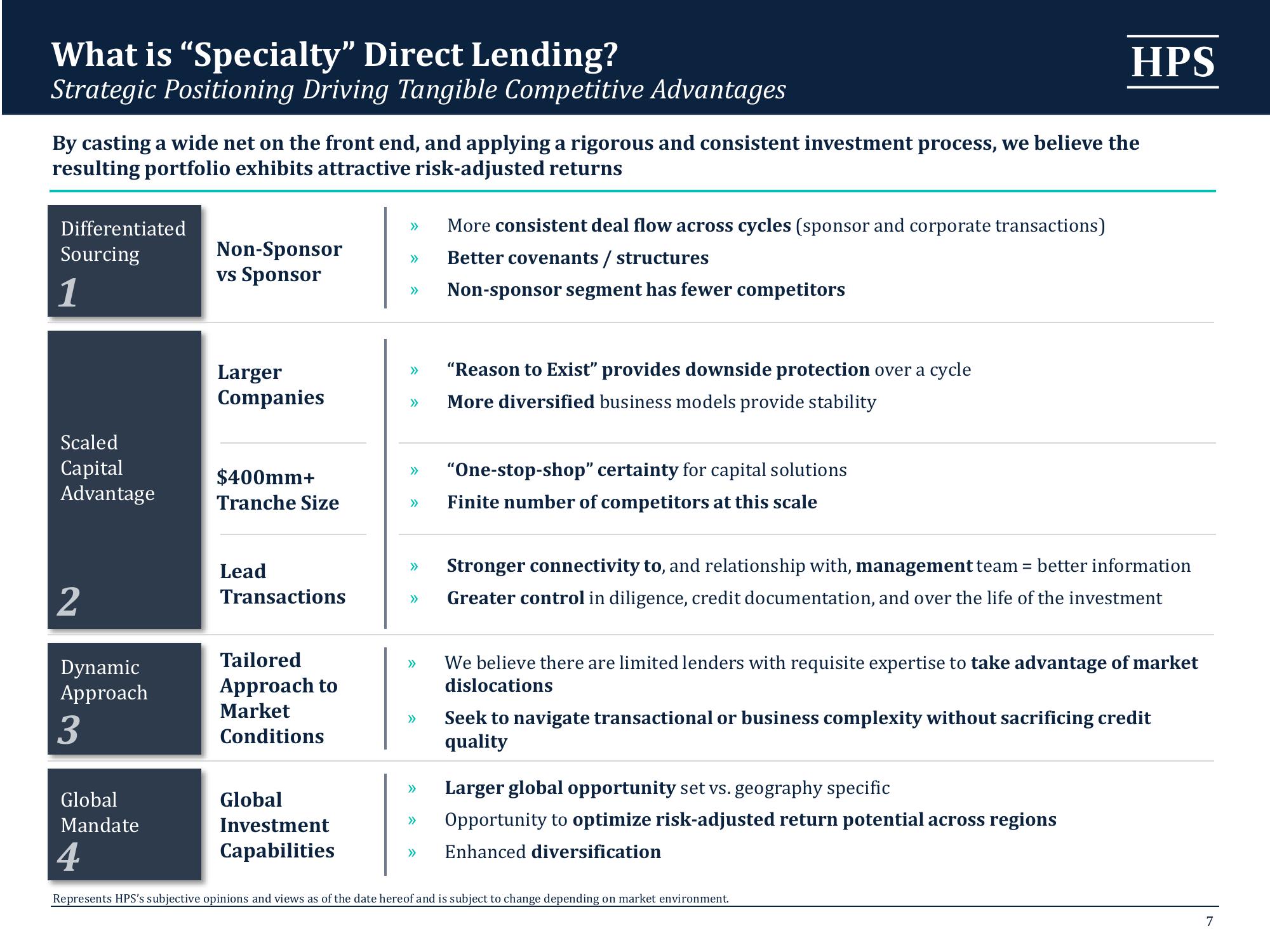 HPS Specialty Loan Fund VI slide image #7