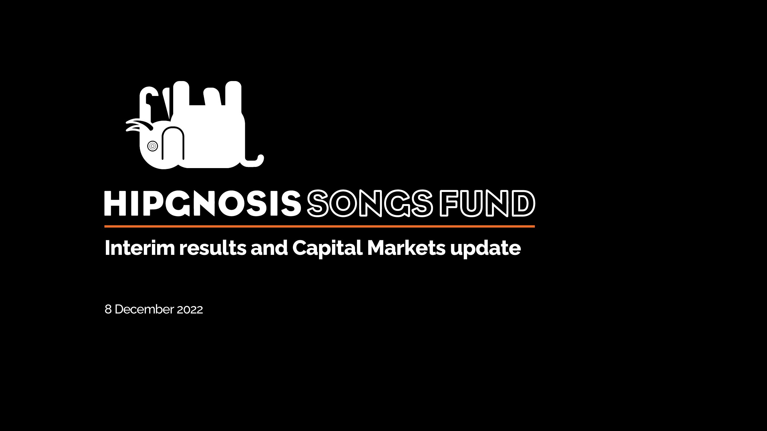 Hipgnosis Songs Fund Results Presentation Deck image