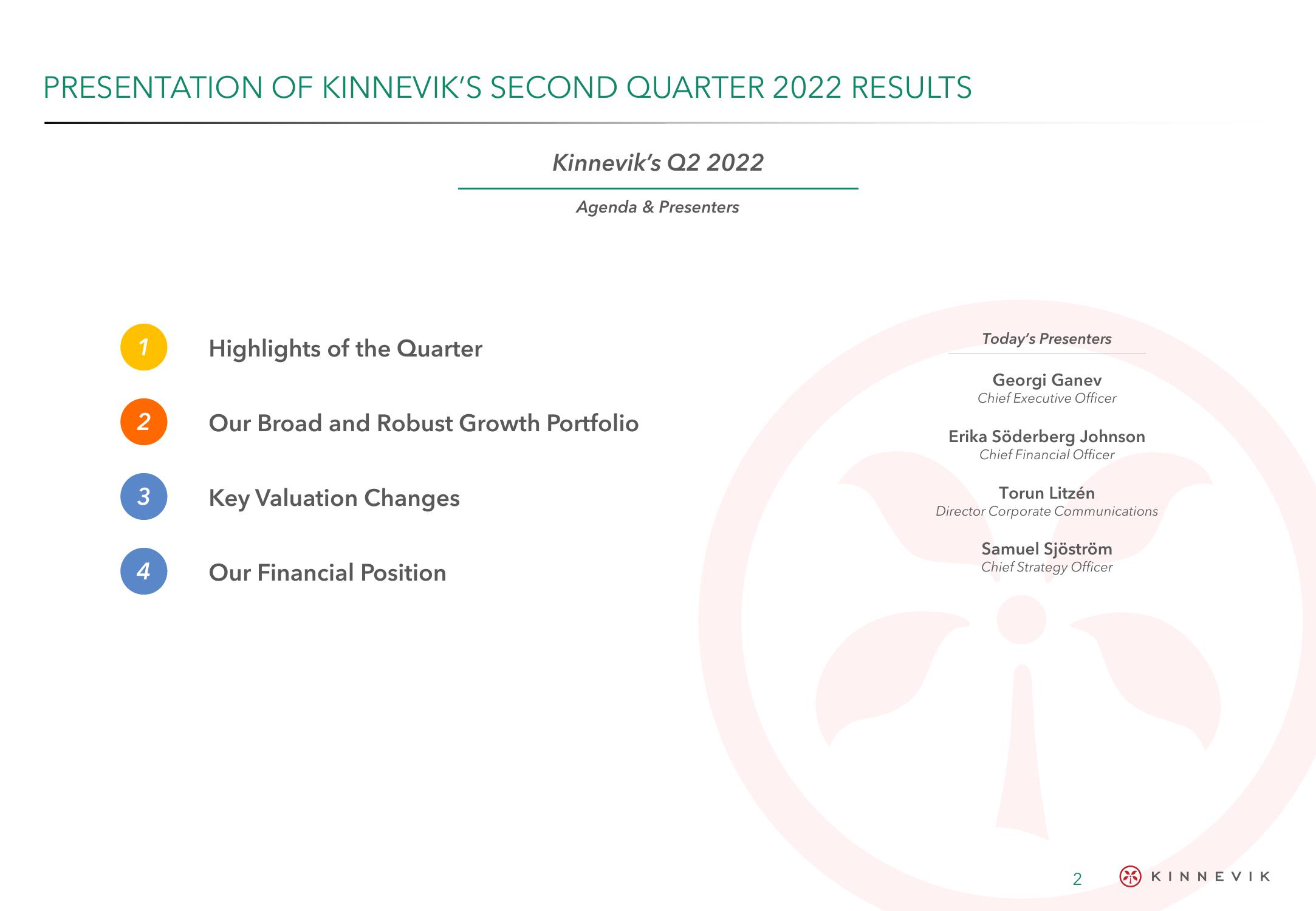 Kinnevik Results Presentation Deck slide image #2