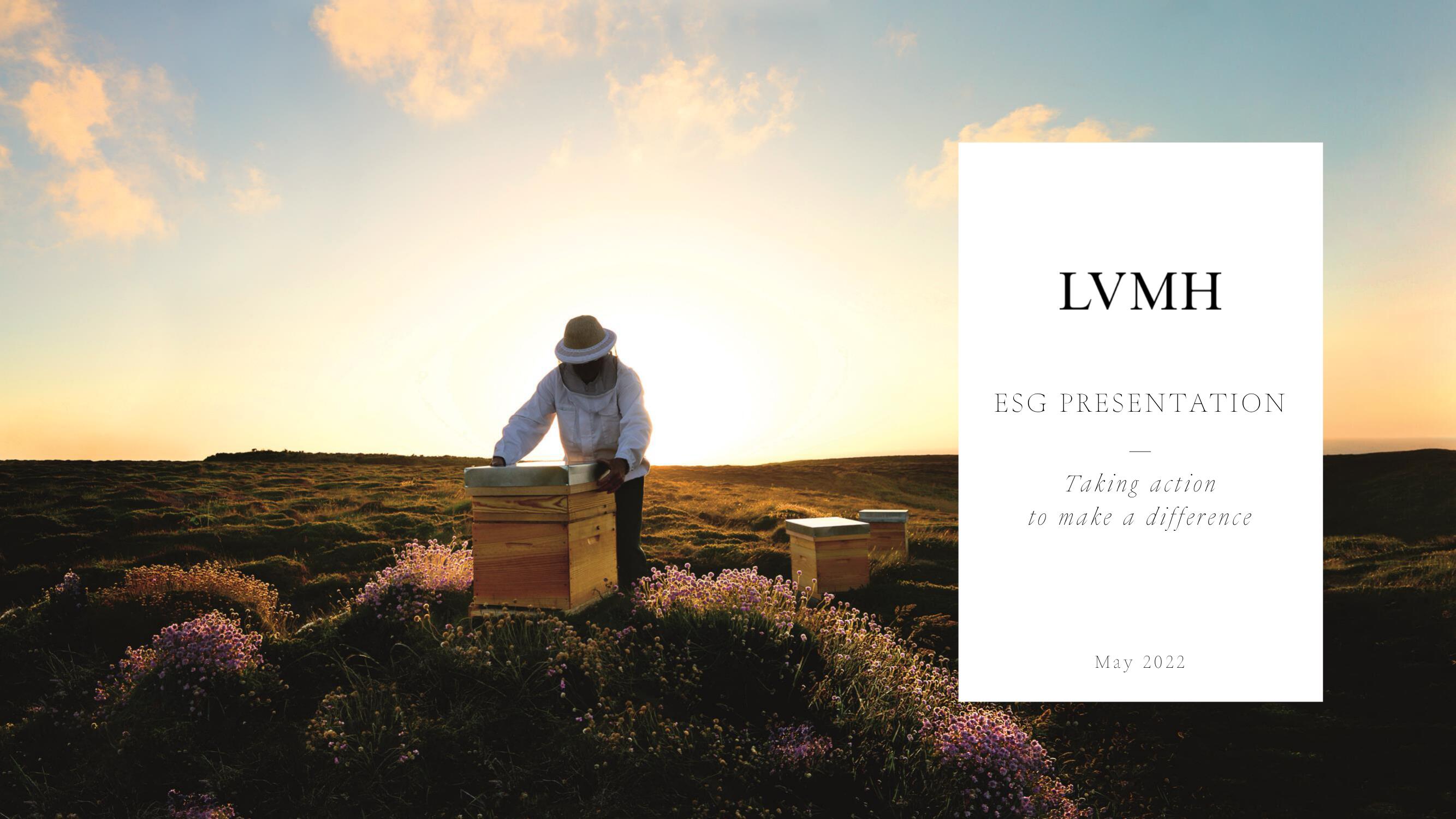 LVMH ESG Presentation Deck image