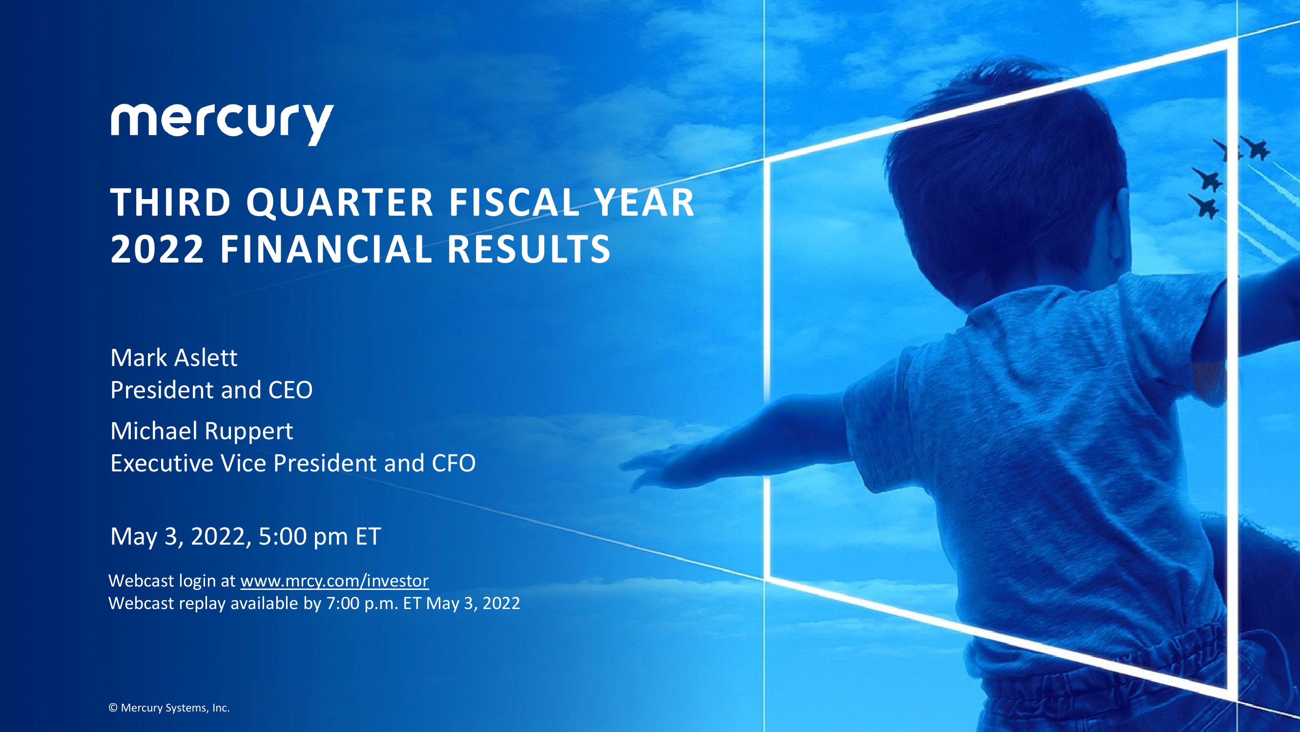 Third Quarter Fiscal Year 2022 Financial Results image