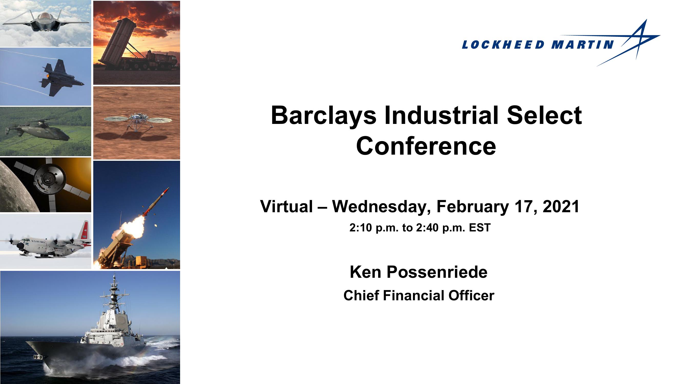 Barclays Industrial Select Conference image