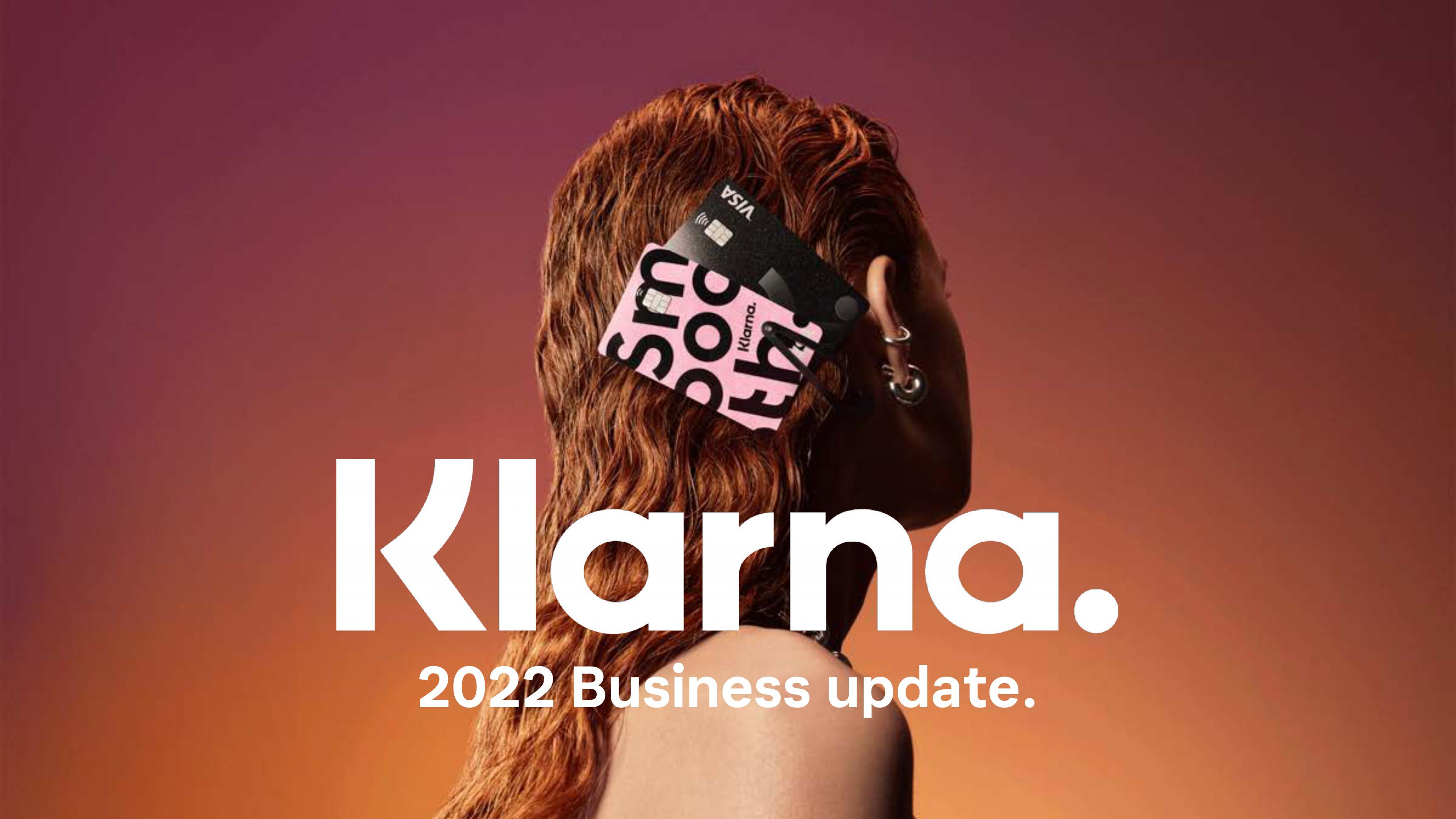 Klarna Investor Presentation Deck image