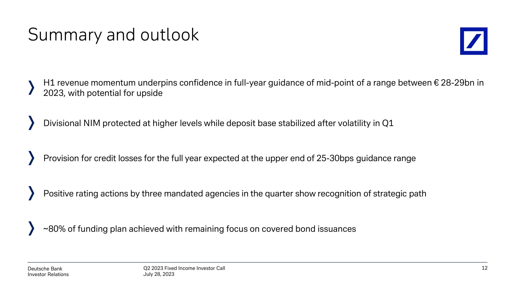 Deutsche Bank Fixed Income Presentation Deck slide image #13