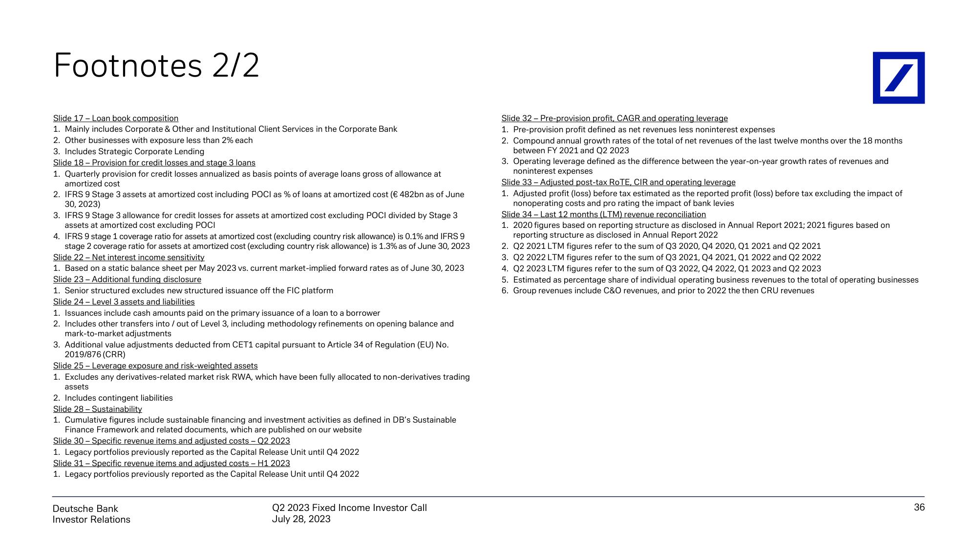 Deutsche Bank Fixed Income Presentation Deck slide image #37