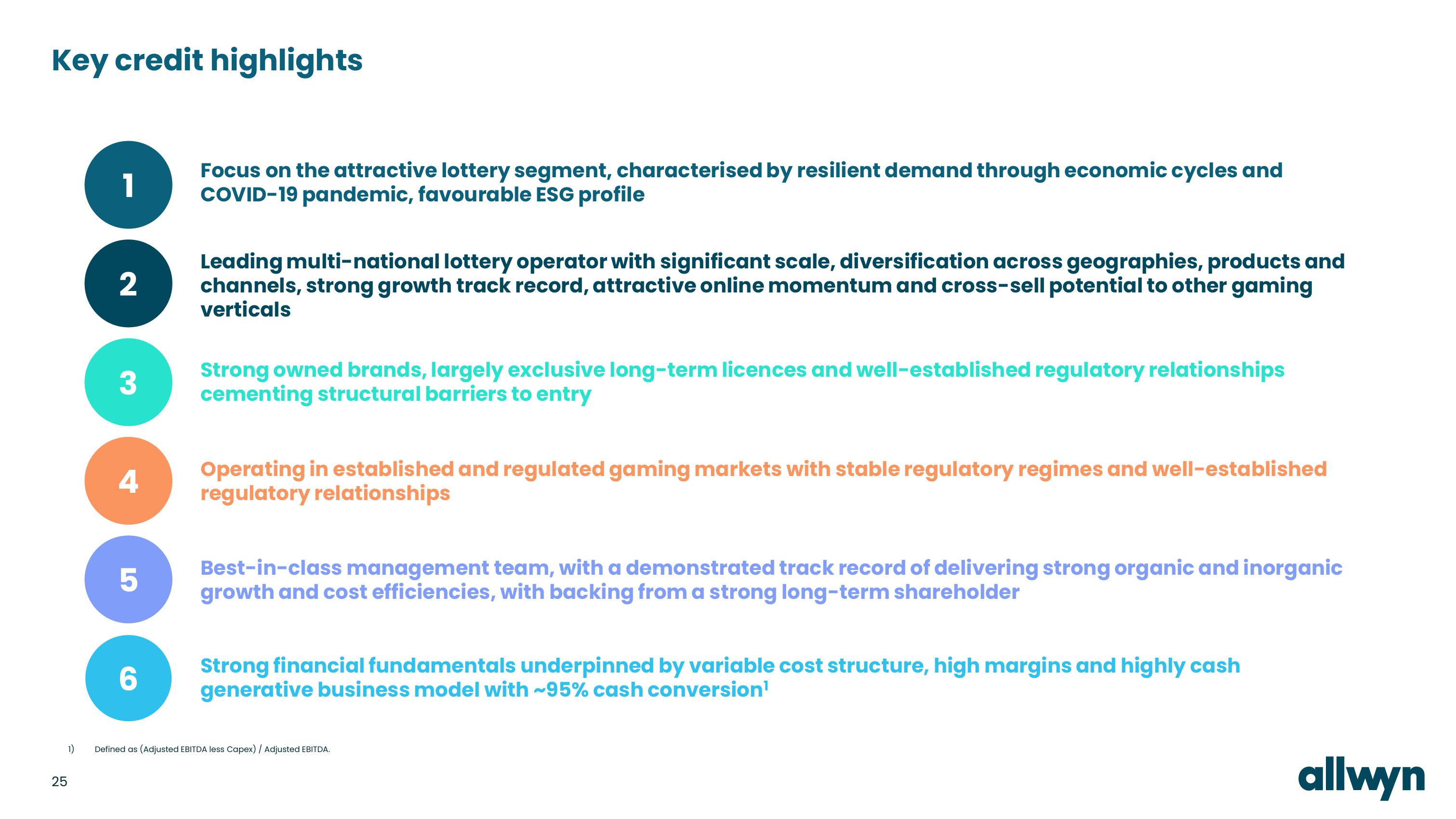 Allwyn Investor Conference Presentation Deck slide image #25