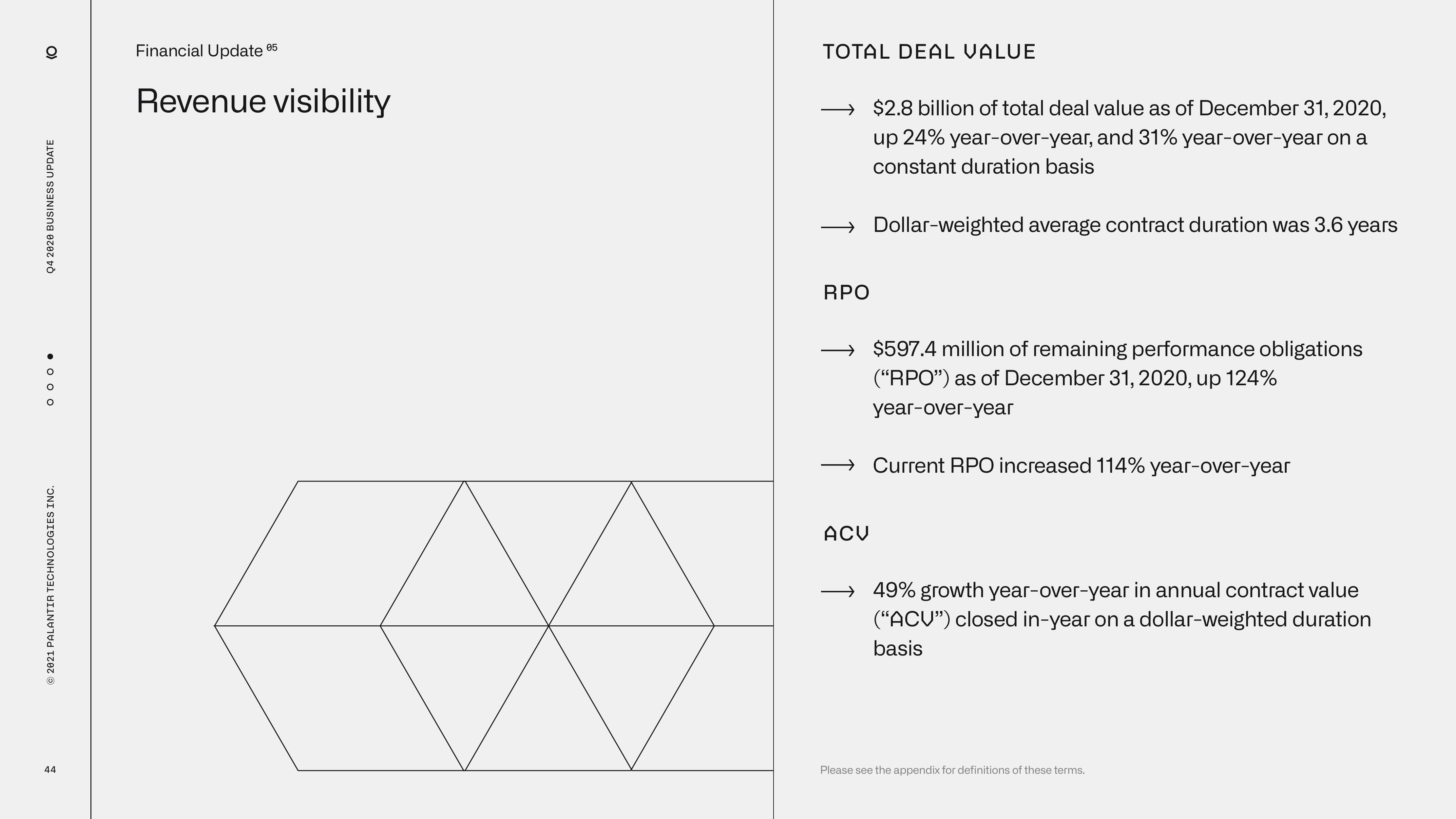 Palantir Results Presentation Deck slide image #44