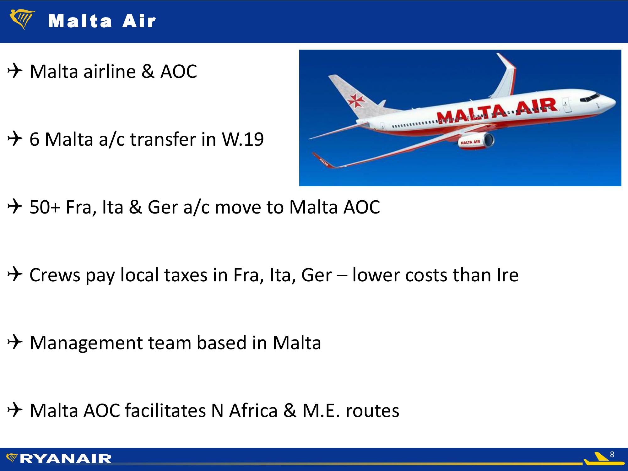 Ryanair FY20 Q1 Results – 29 July slide image #8