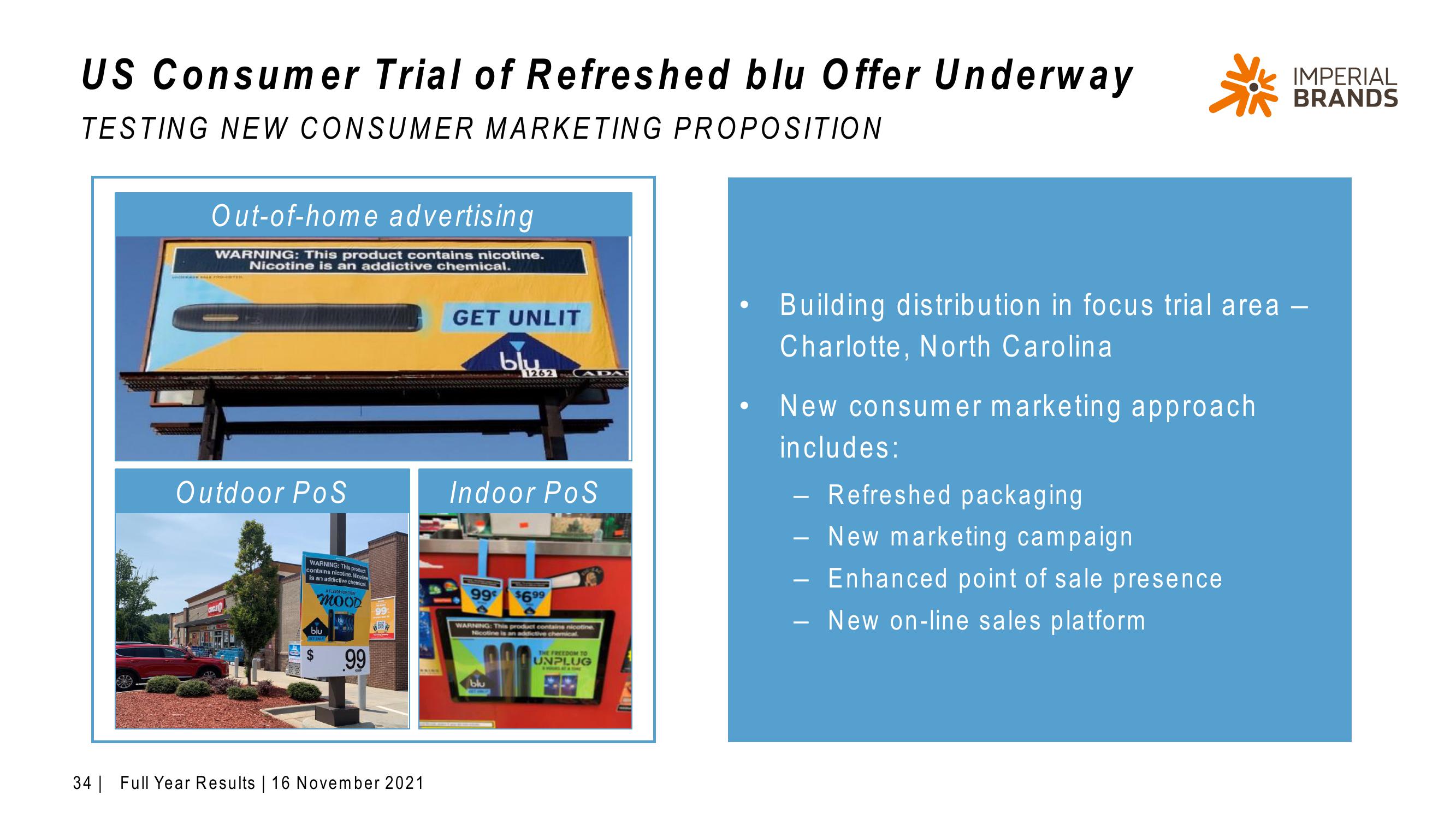 Imperial Brands Results Presentation Deck slide image #34