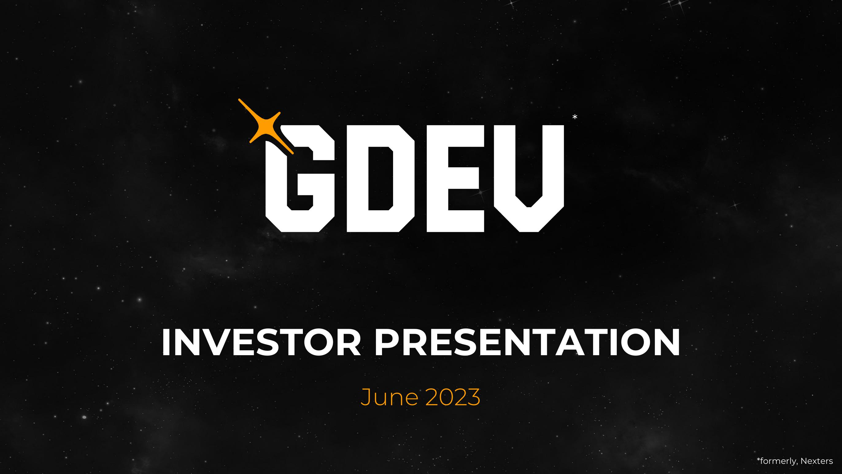 Nexters Investor Presentation Deck image