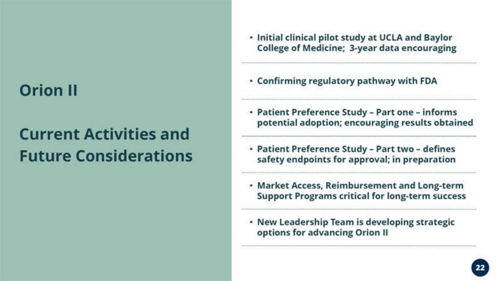 Vivani Medical Mergers and Acquisitions Presentation Deck slide image #22