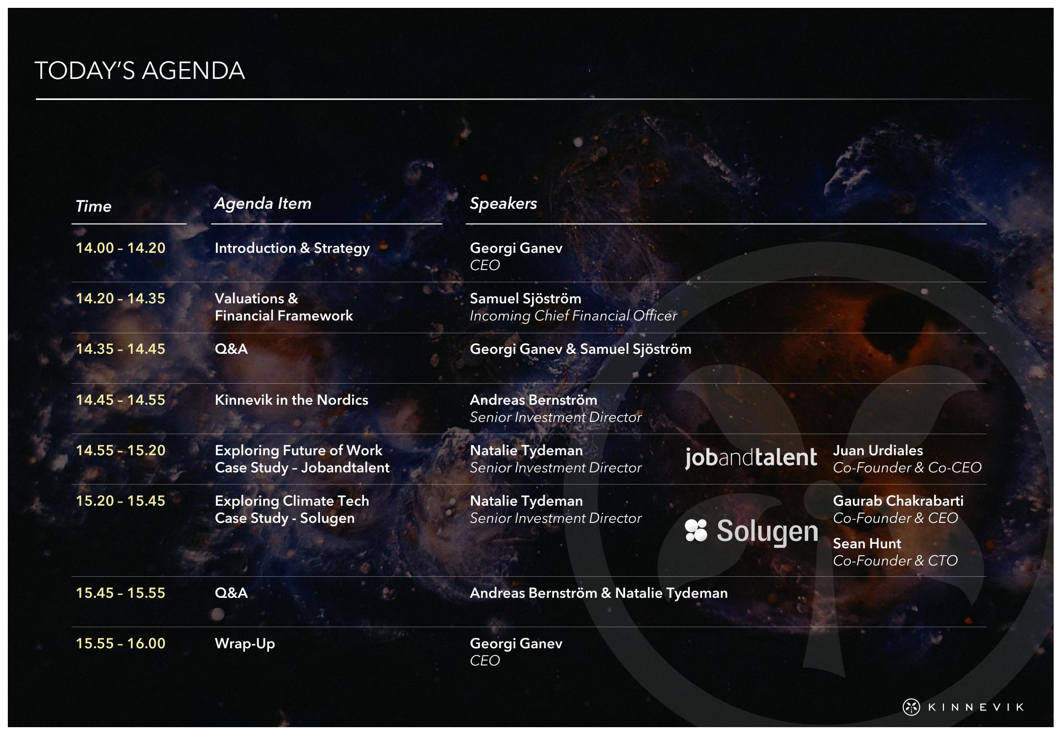 Kinnevik Investor Event Presentation Deck slide image #2