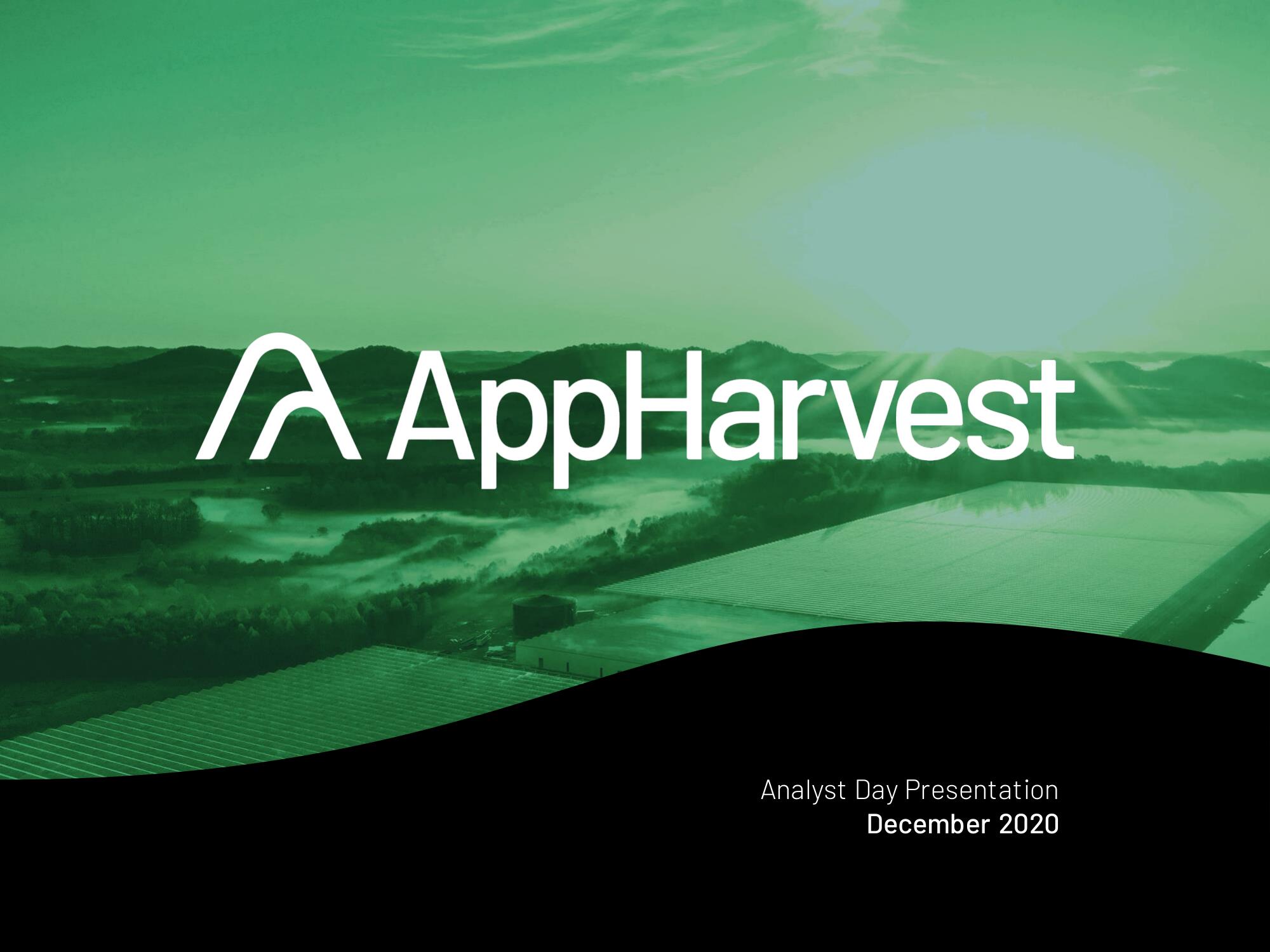 AppHarvest SPAC Presentation Deck image