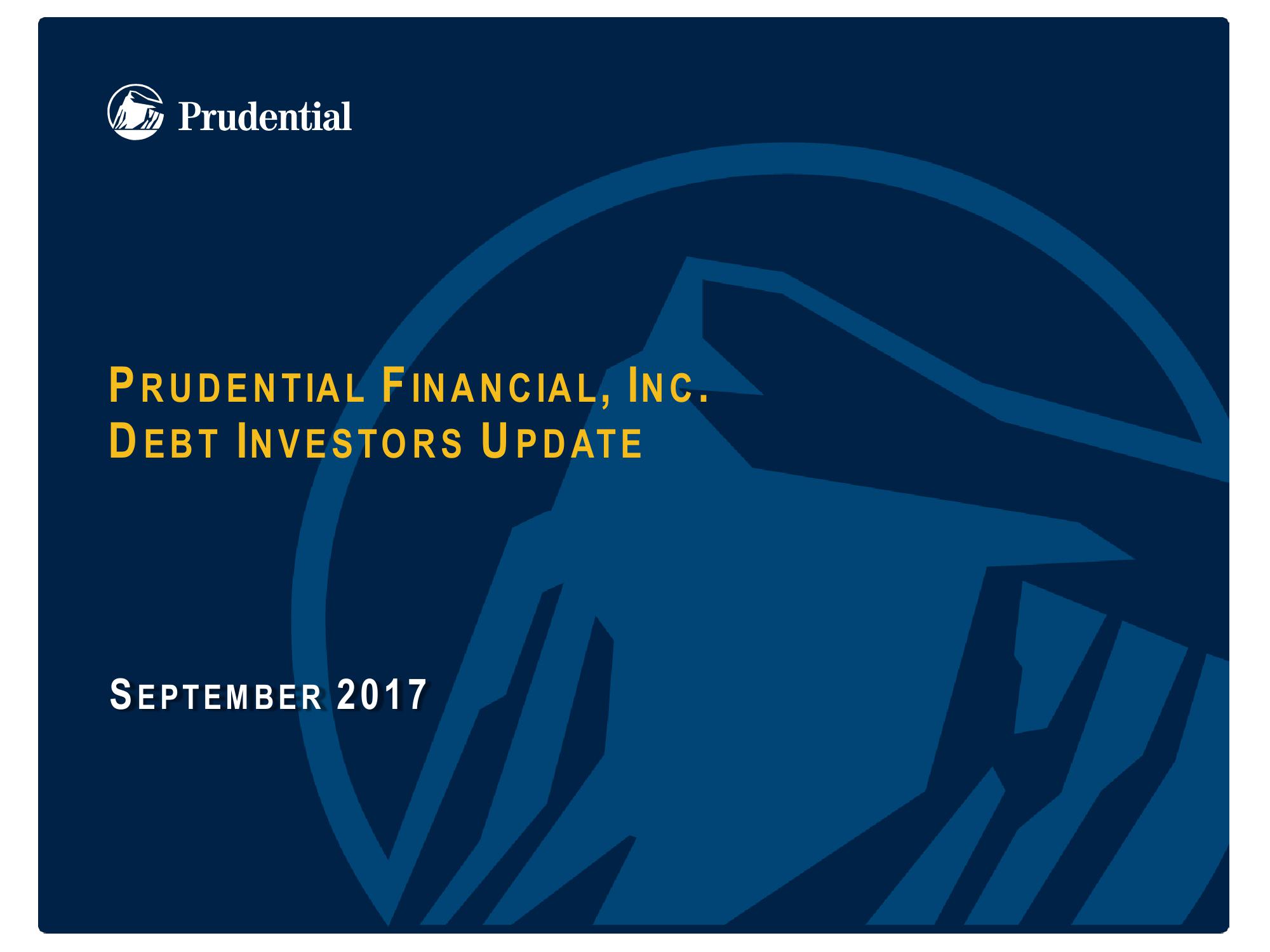 Prudential Financial, Inc. Debt Investors Update image