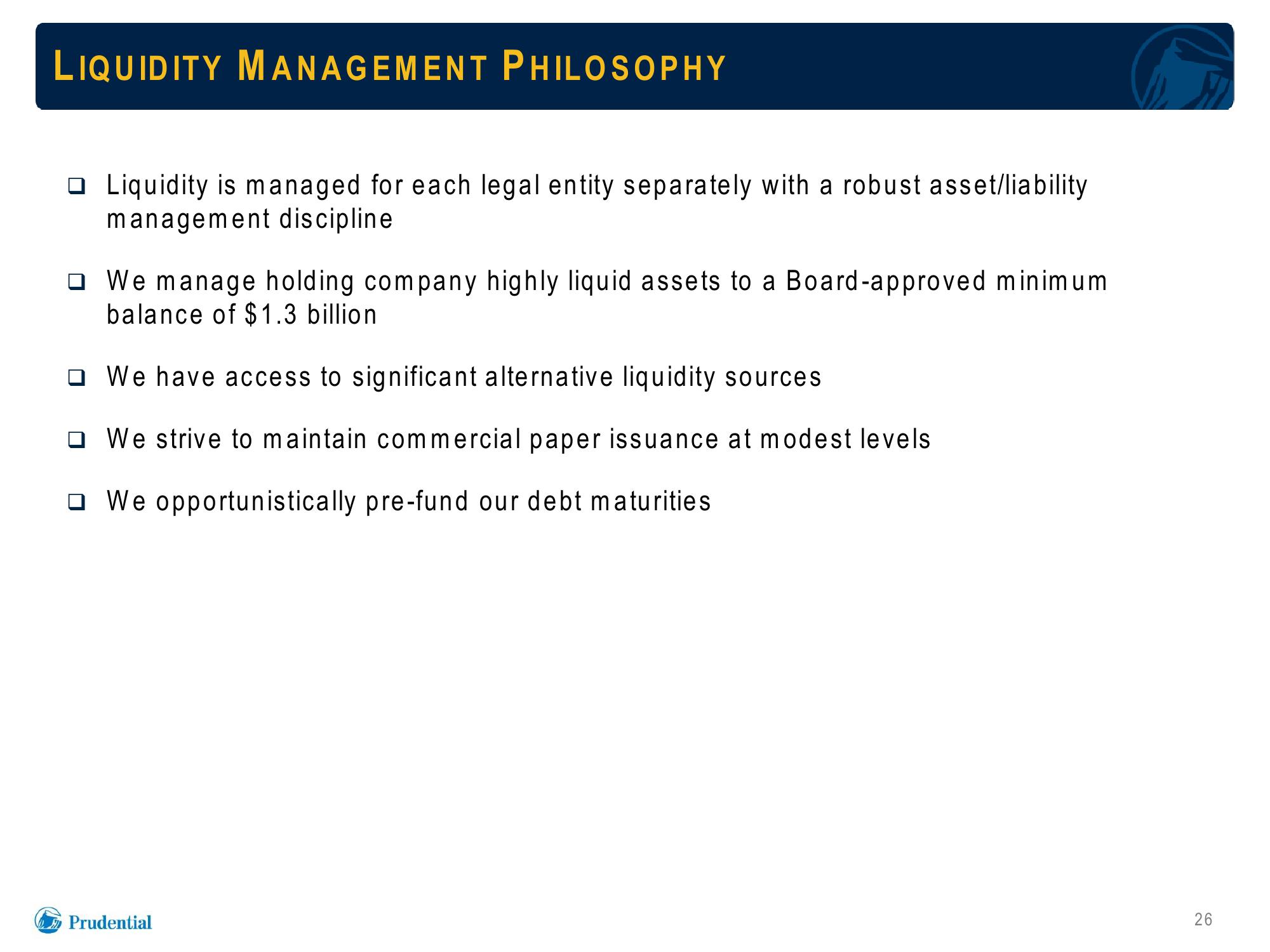 Prudential Financial, Inc. Debt Investors Update slide image #26