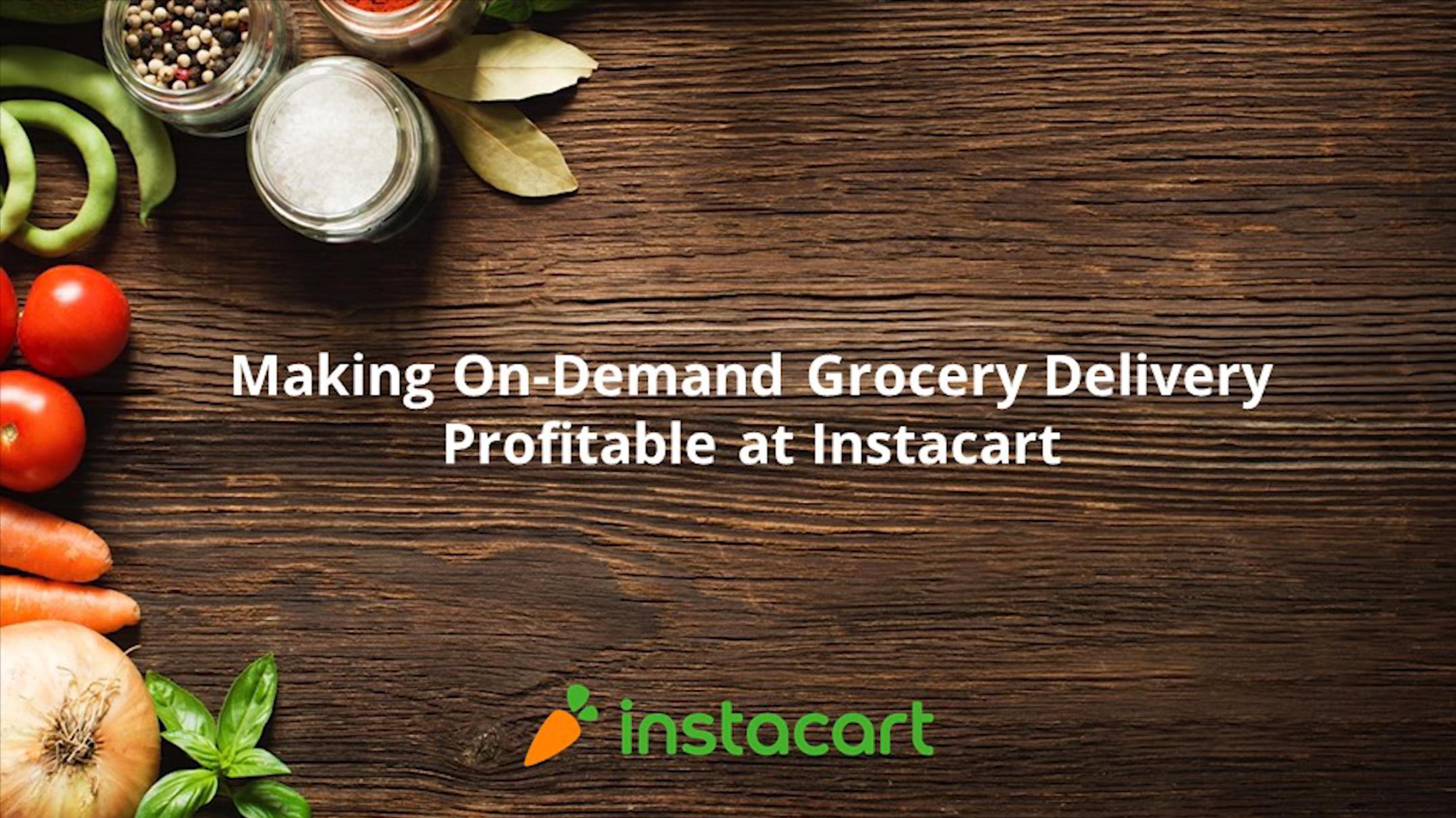 Instacart Product Presentation Deck image