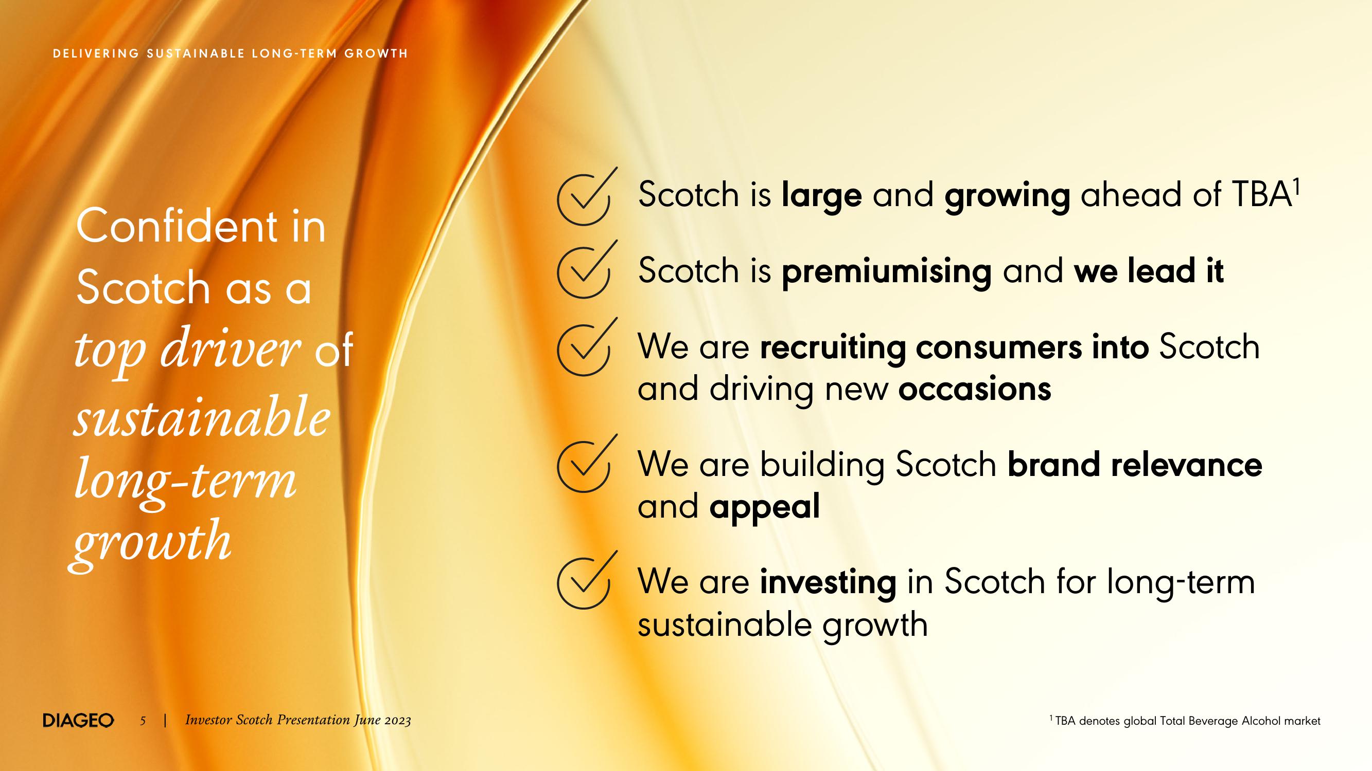 Diageo Investor Event Presentation Deck slide image #5