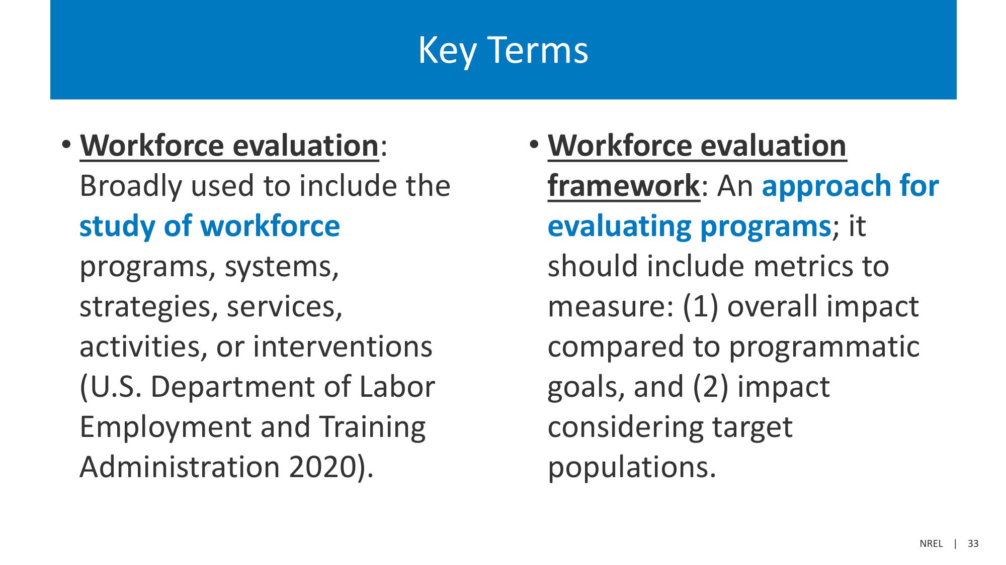 Workforce Program Design and Evaluation slide image #33