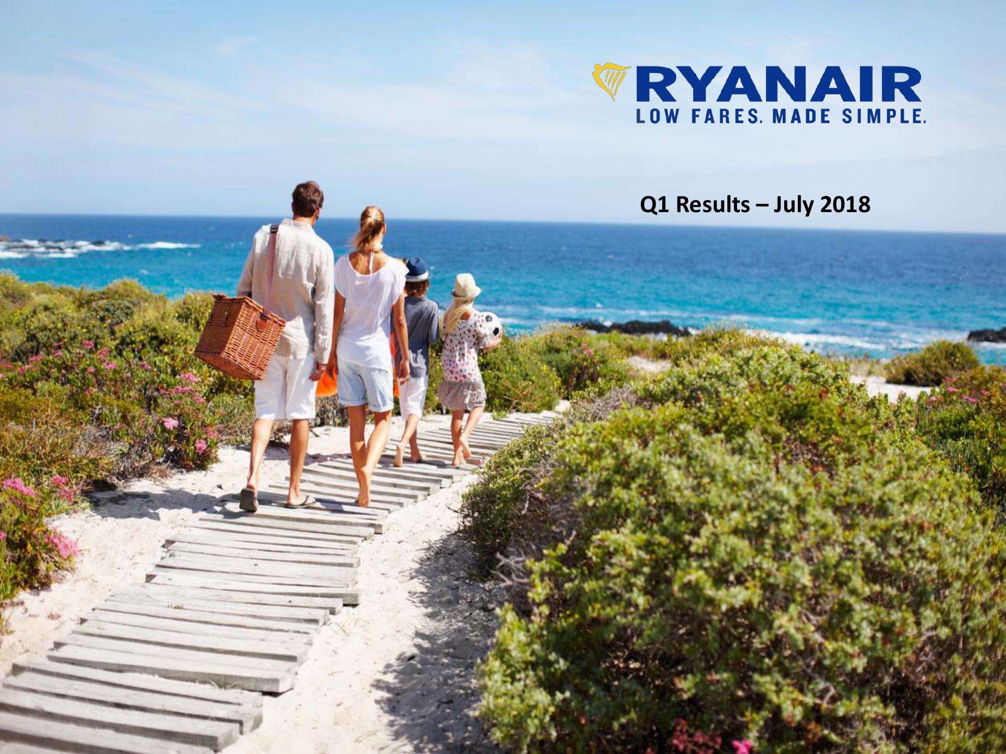 Ryanair Q1 Results – July 2018  image