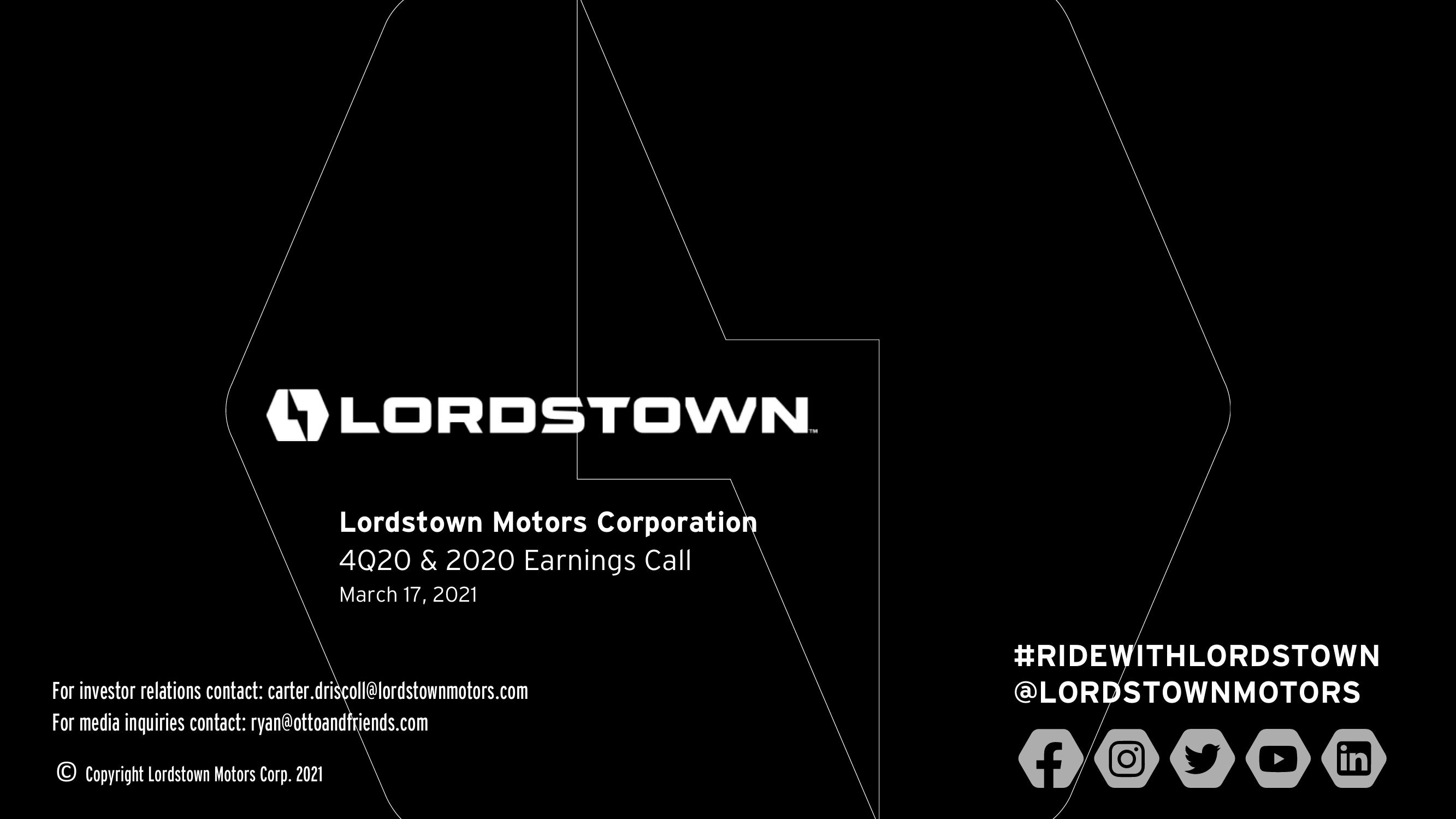 Lordstown Motors Results Presentation Deck slide image #26