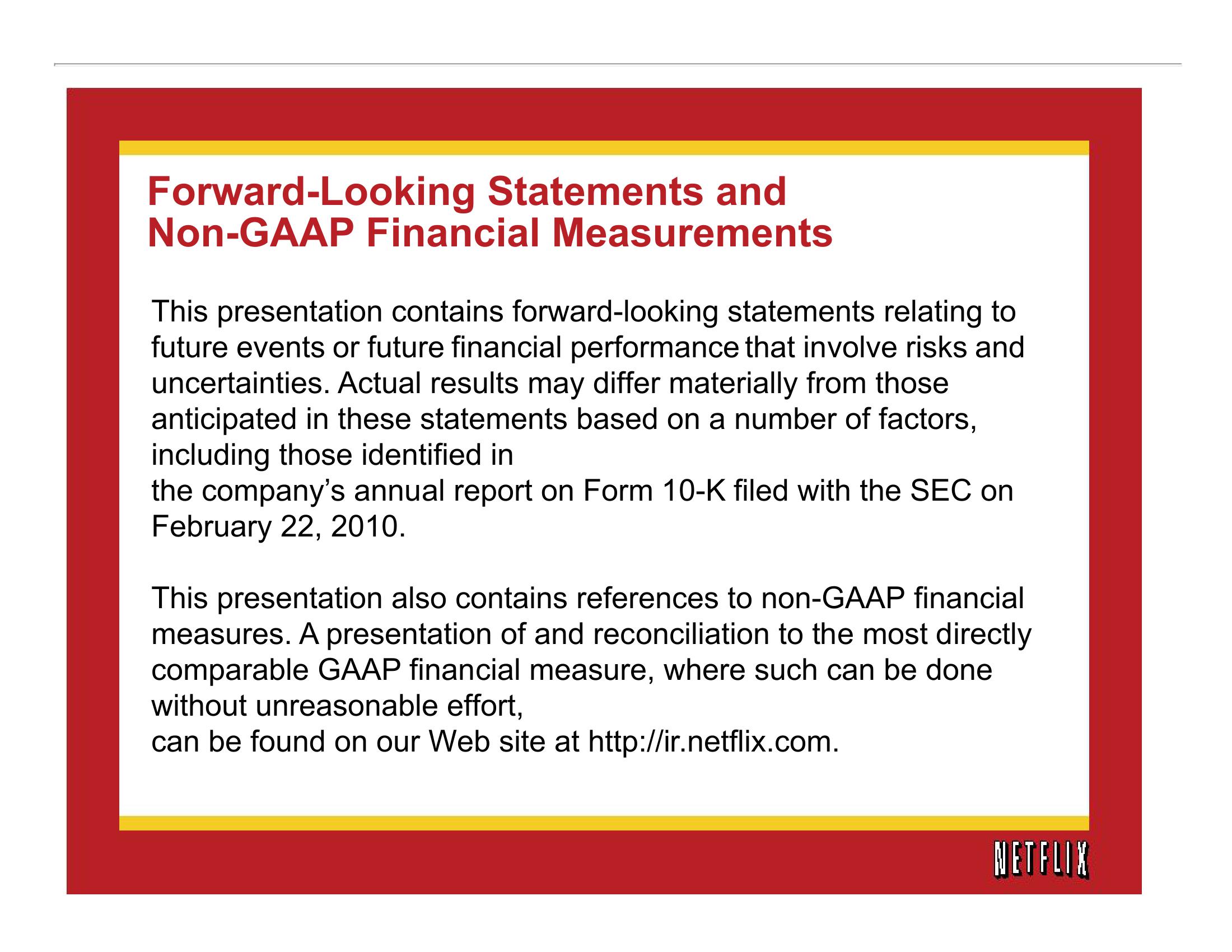 Netflix Results Presentation Deck slide image #2