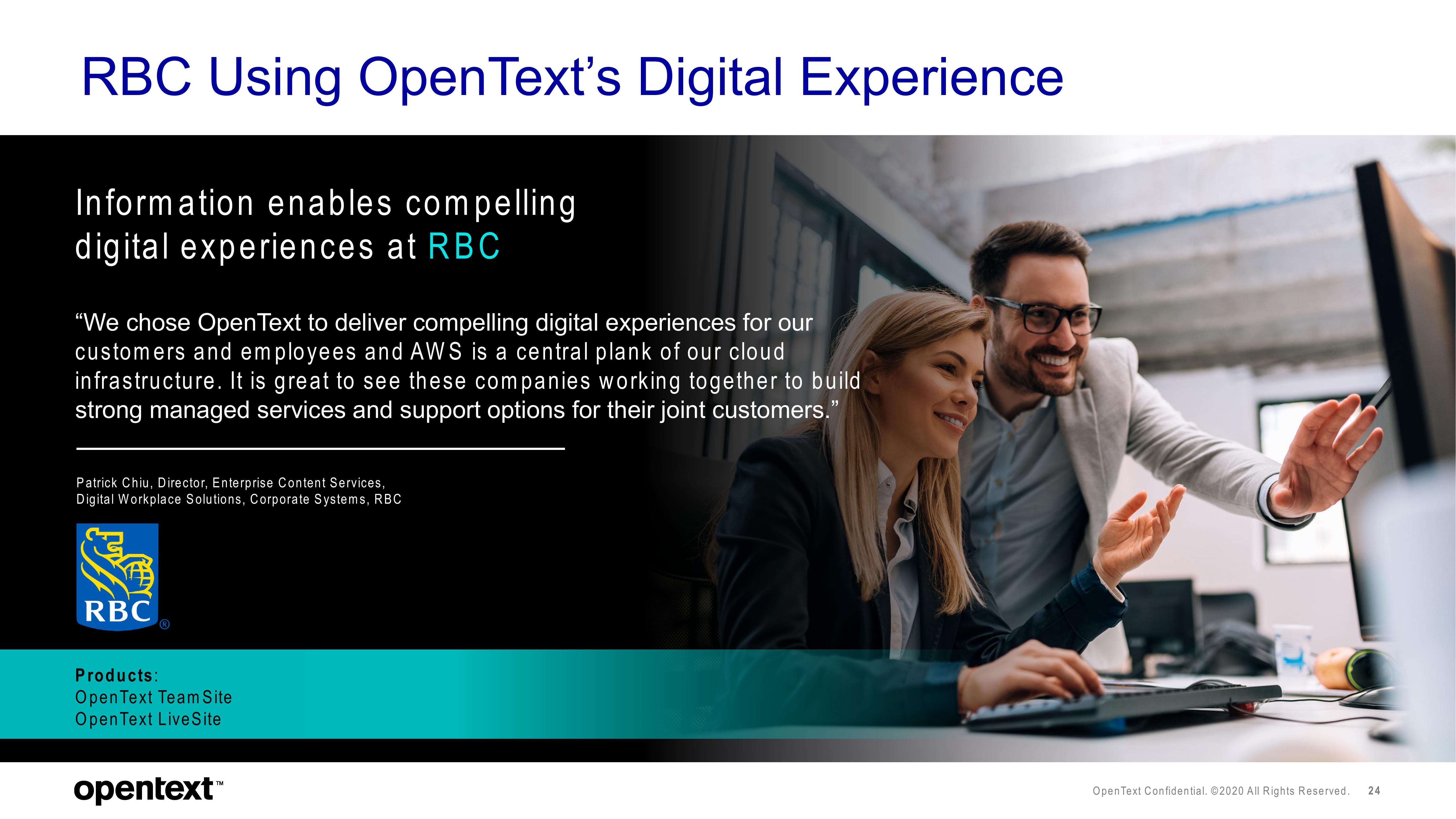 OpenText Investor Presentation Deck slide image #24