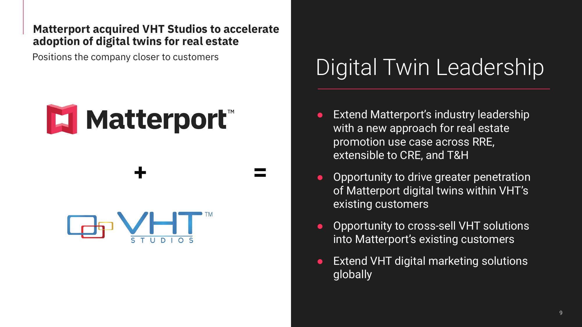 Matterport Results Presentation Deck slide image #9