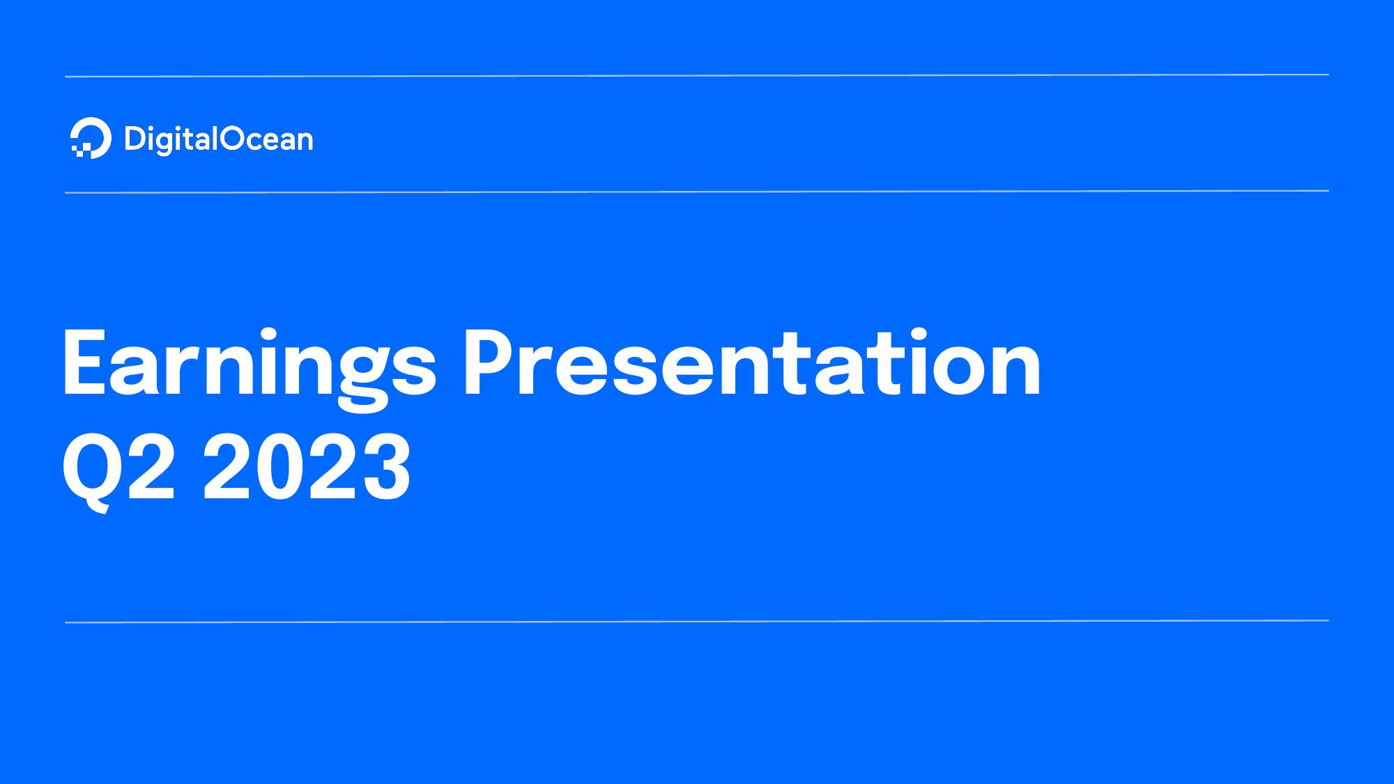 DigitalOcean Results Presentation Deck image